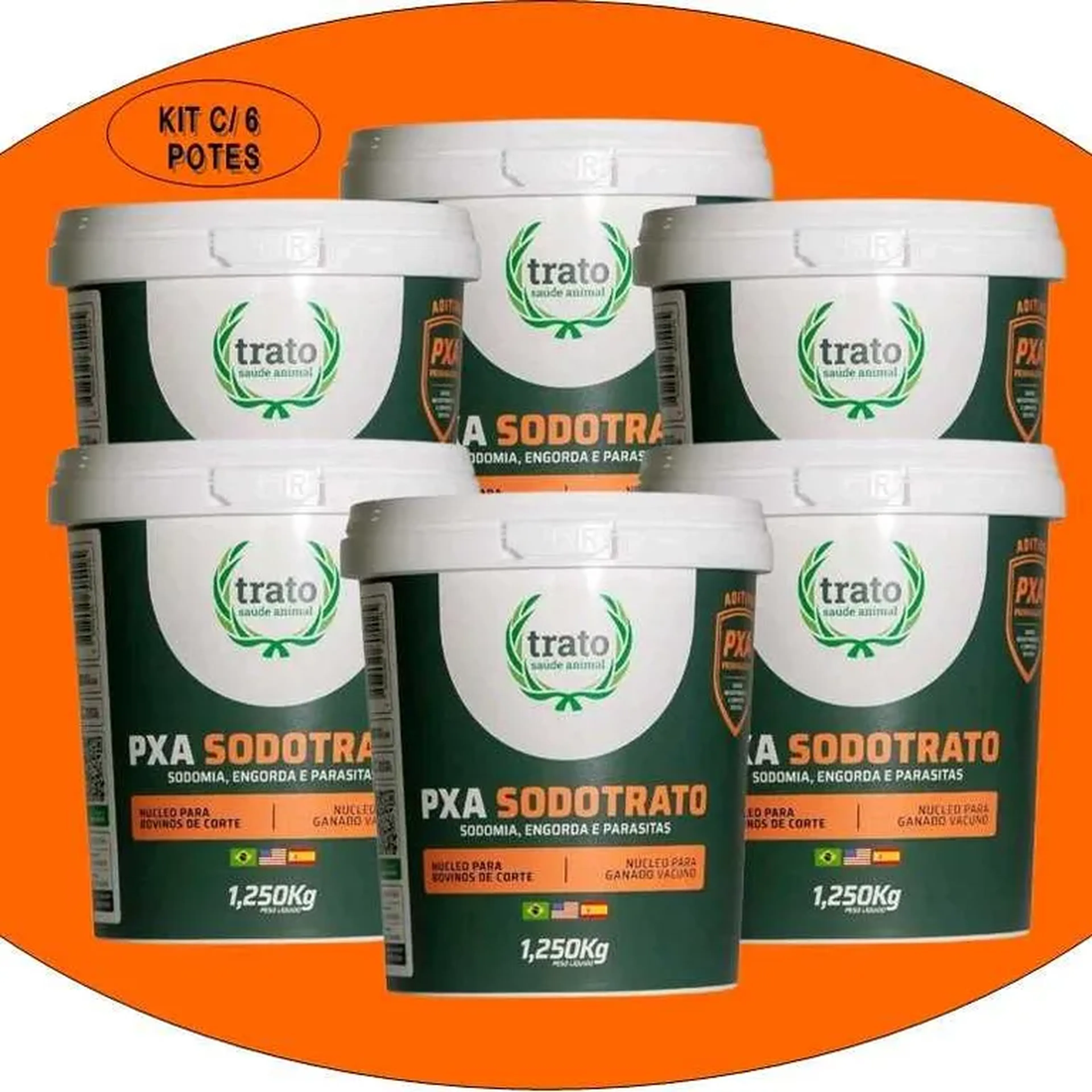 PXA SODOTRATO - KIT C 6 POTES. imagem