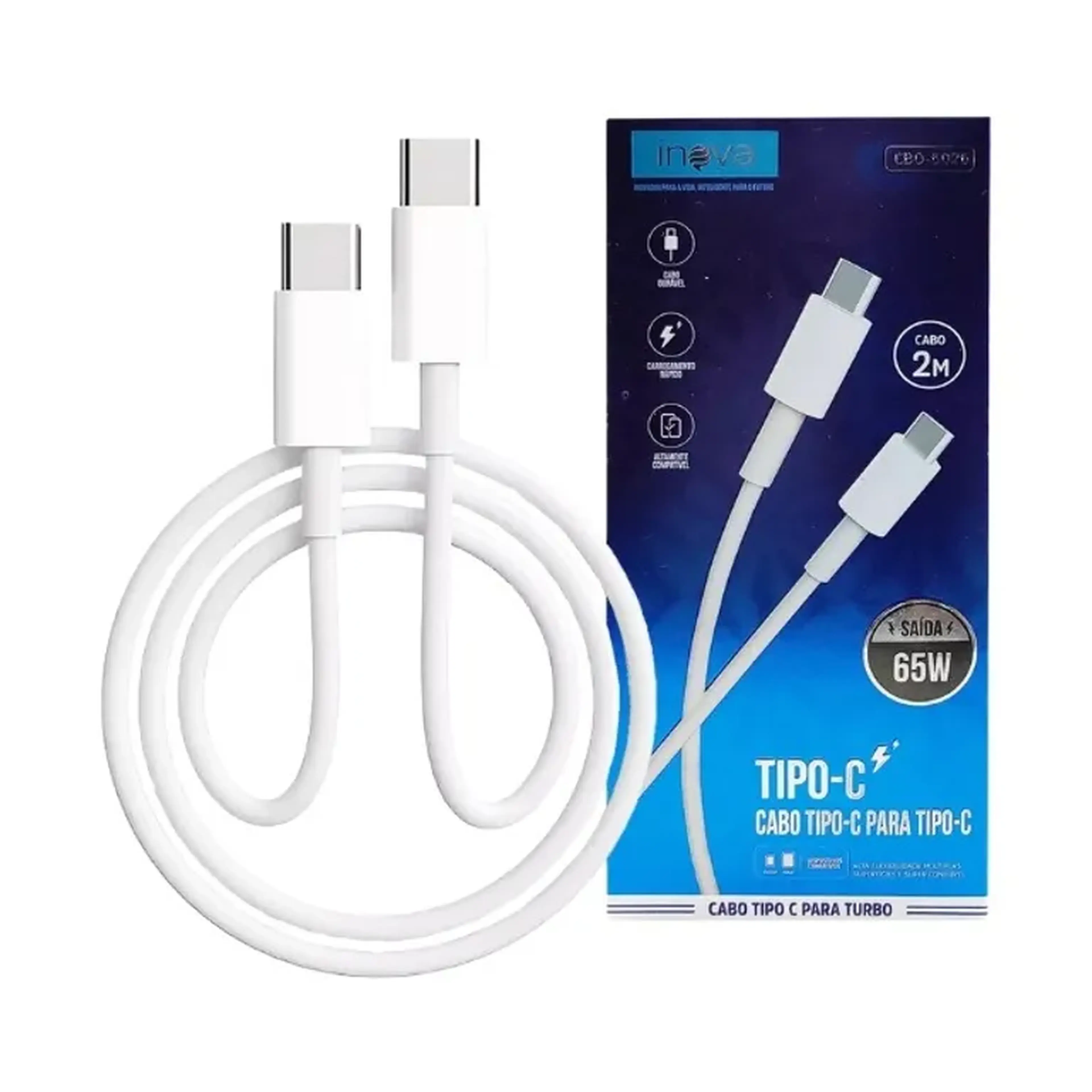 Cabo Carregador Usb C para Usb C Turbo imagem