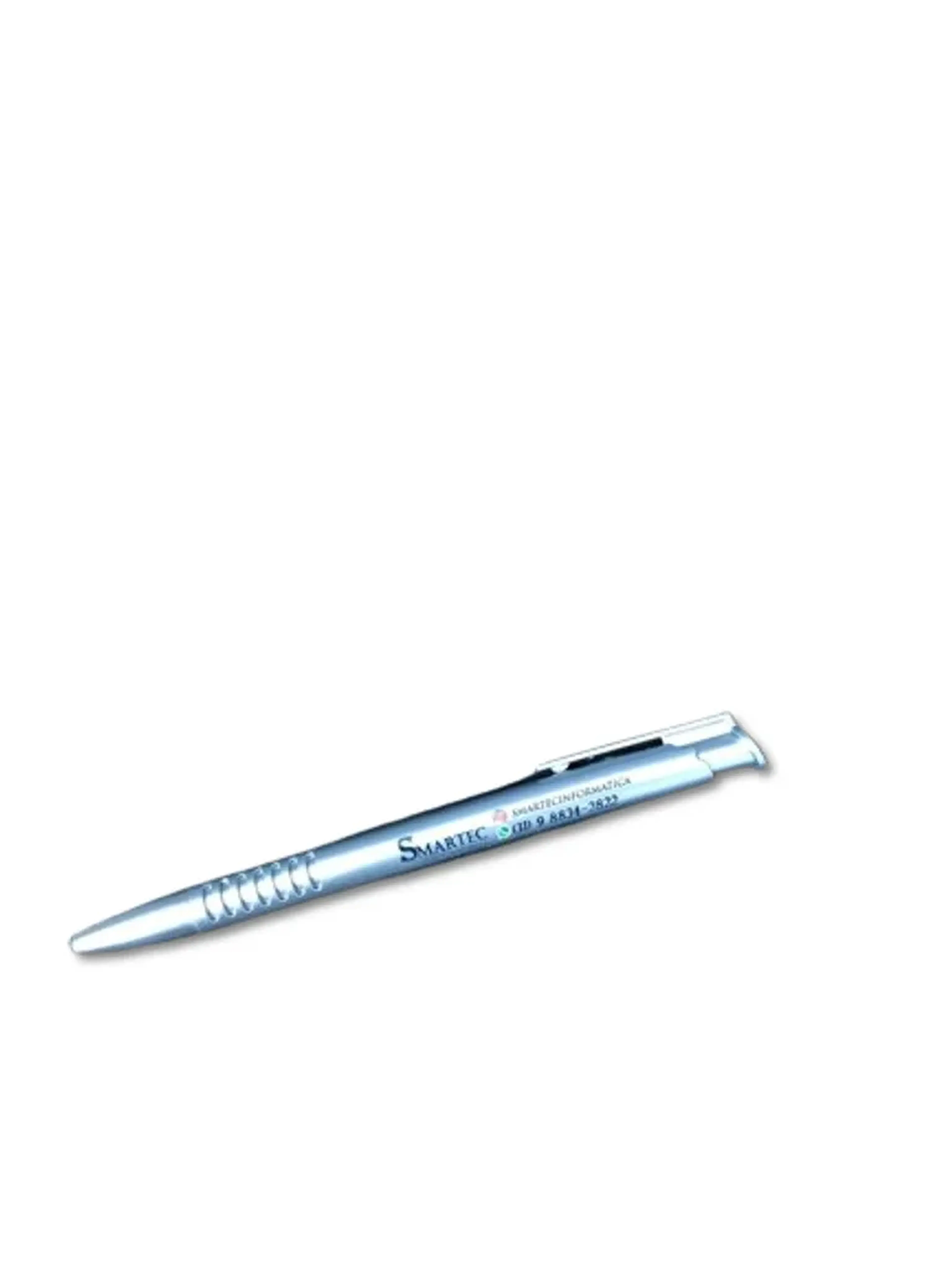 CANETA SMARTEC PRATA TINTA AZUL imagem