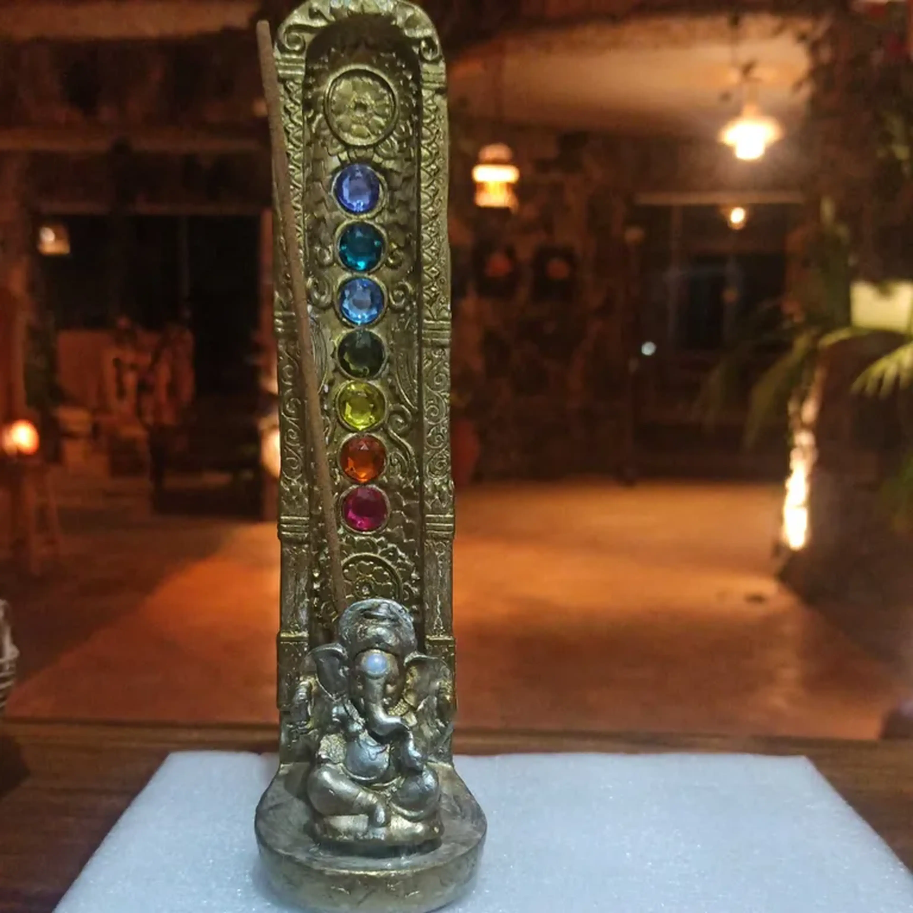Incensários 7 chakras 22cm imagem