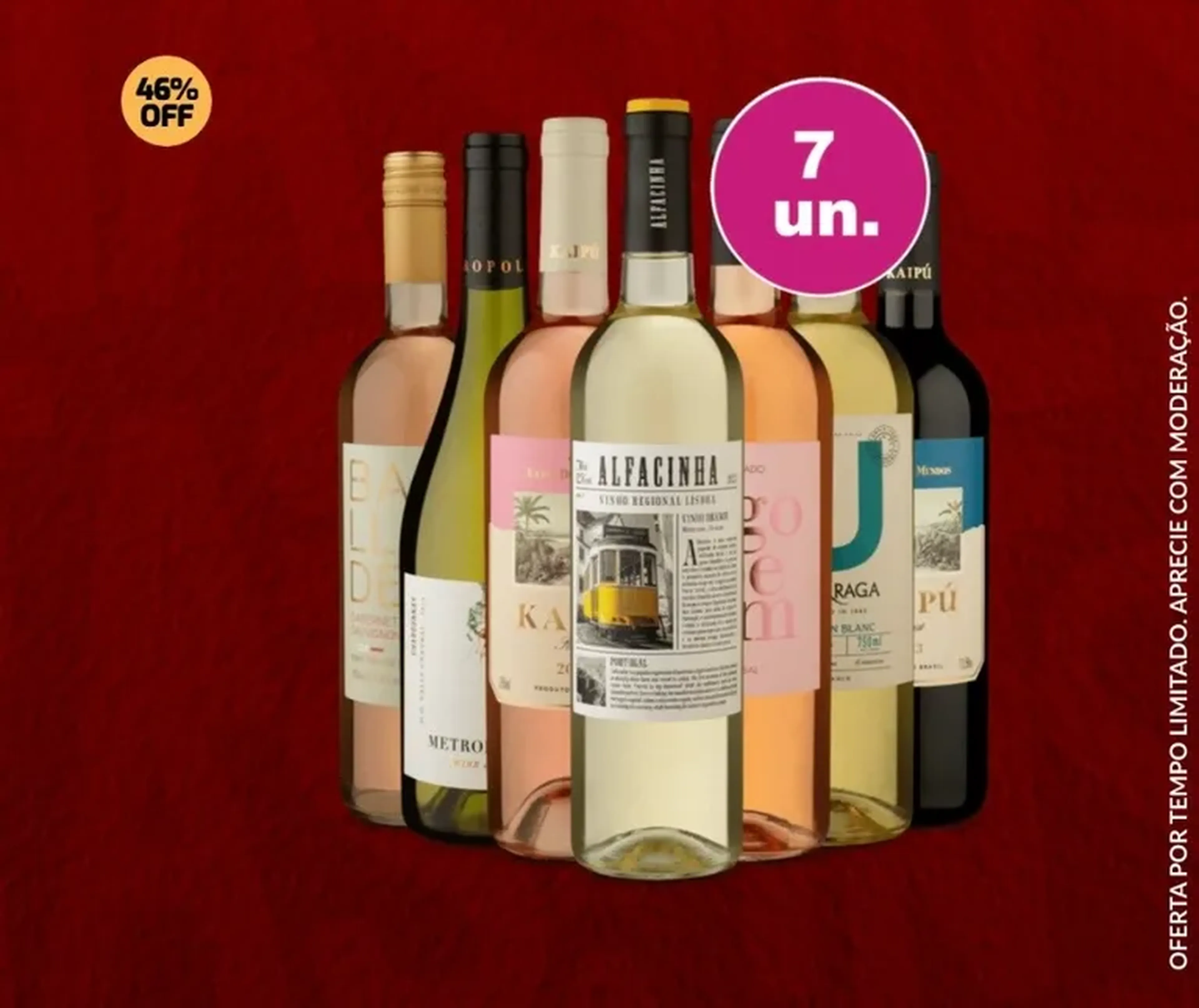 Kit 7 vinhos incríveis imagem