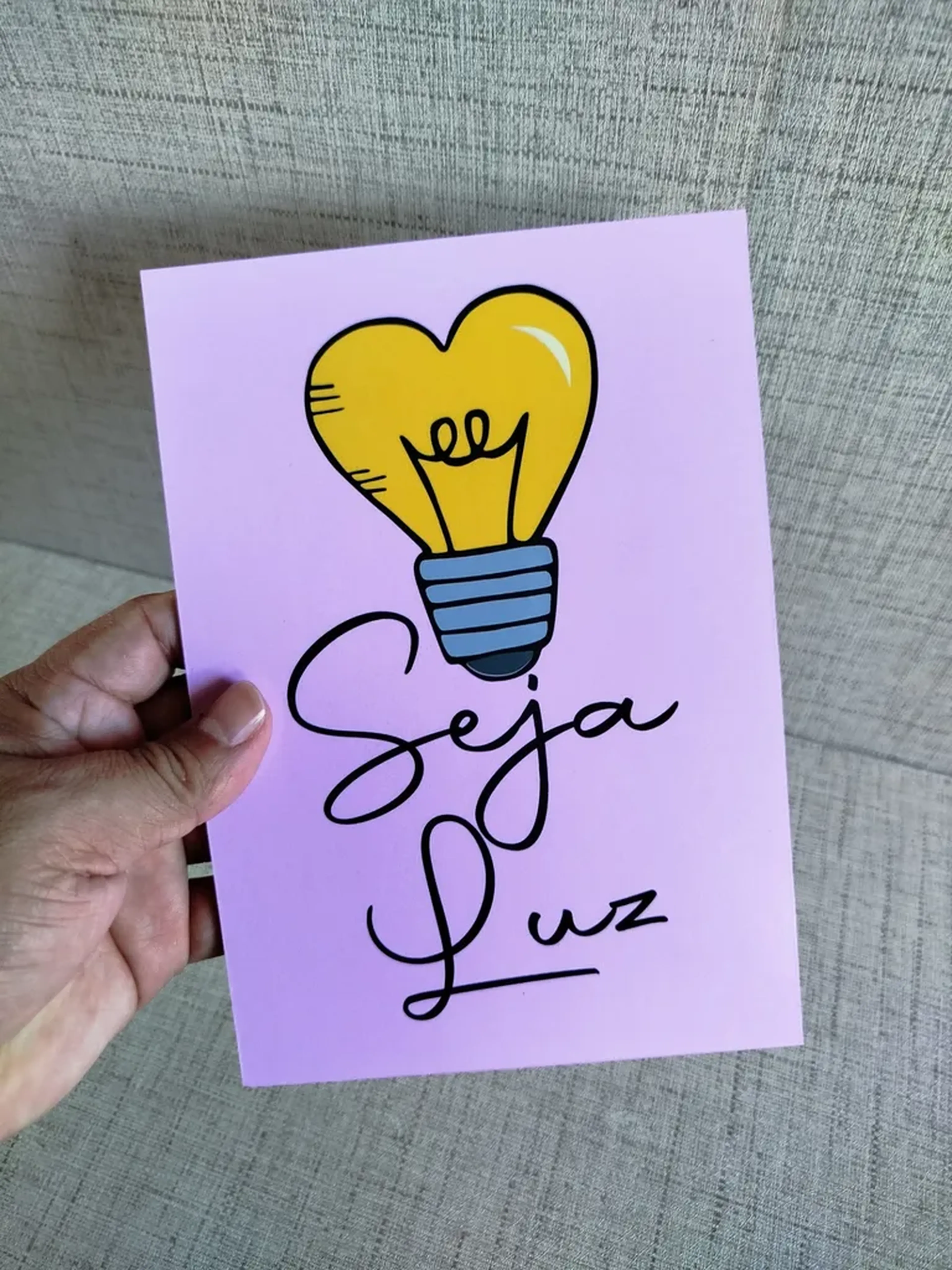 Seja Luz - 20x14cm imagem