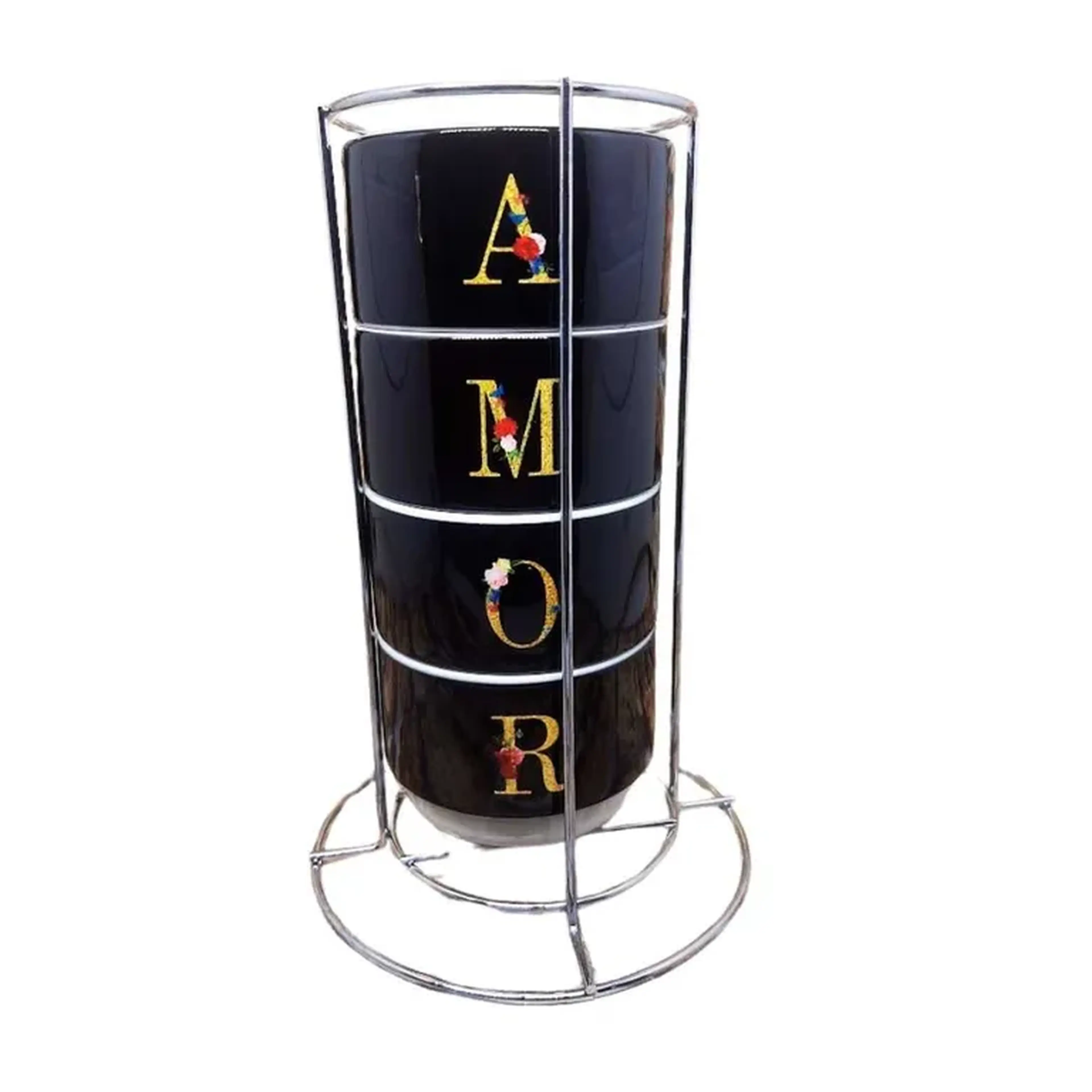 Torre Com 4 Xícaras Personalizadas imagem