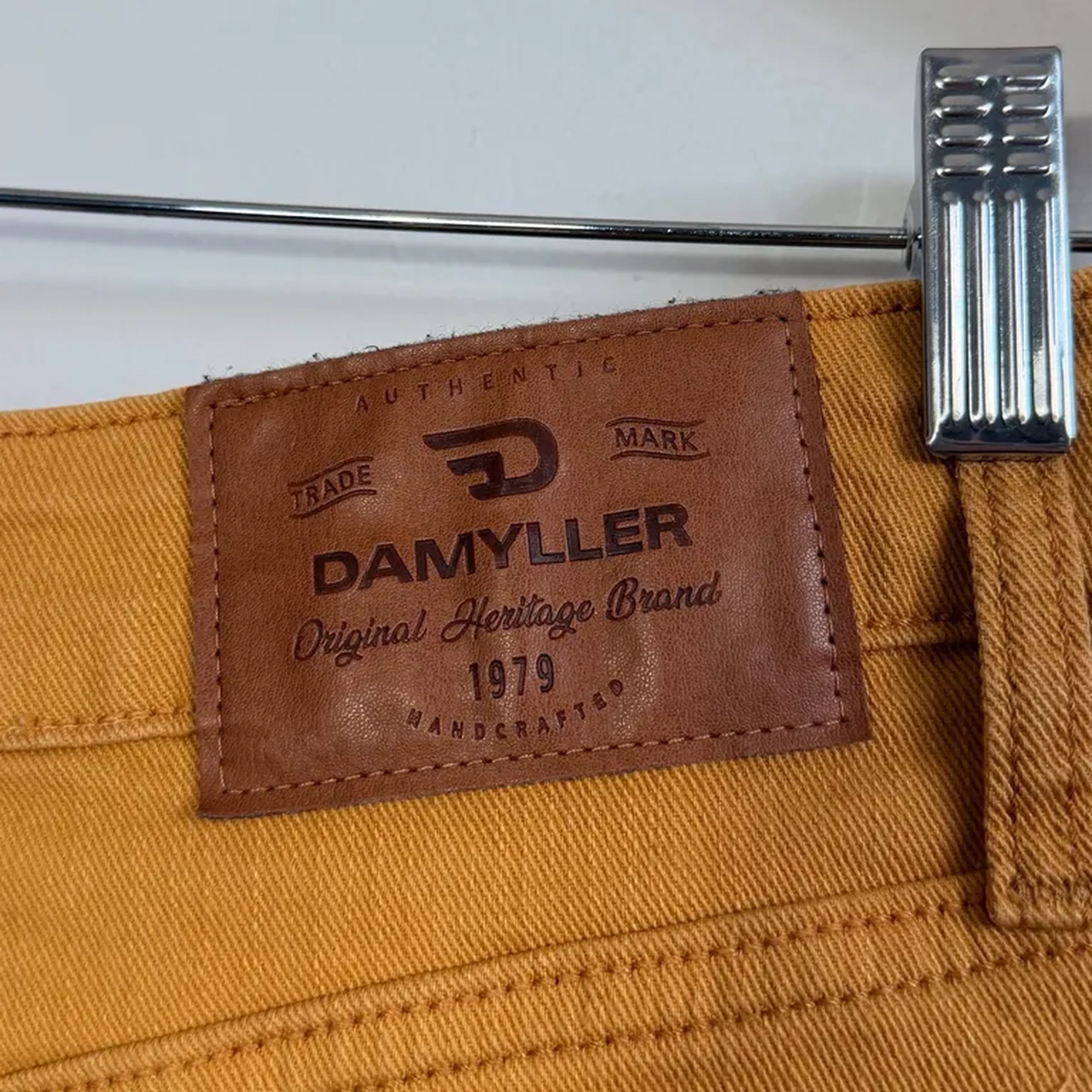 Saia Jeans Mostarda - TAM 36 imagem