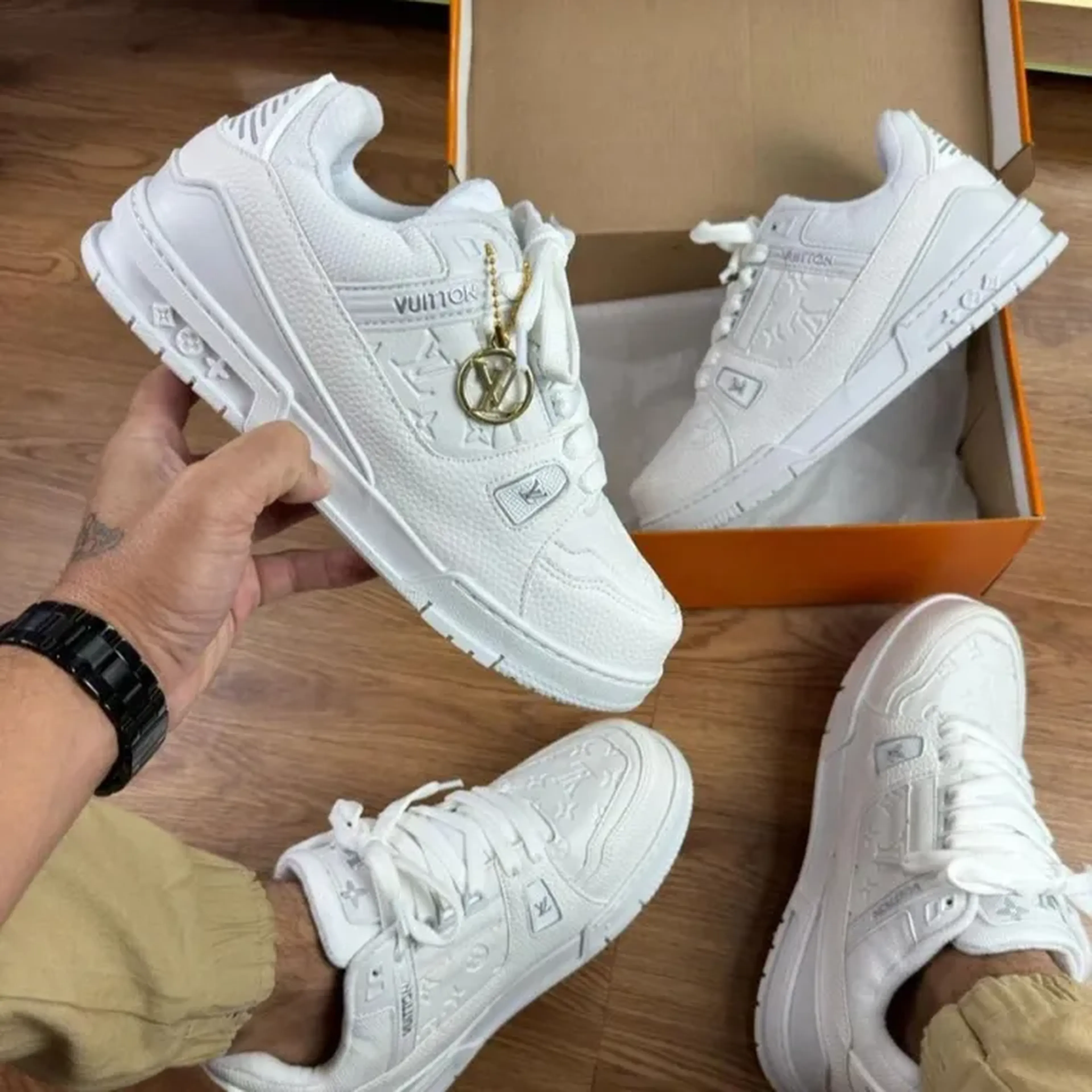 Louis Vuitton Trainer Branco imagem