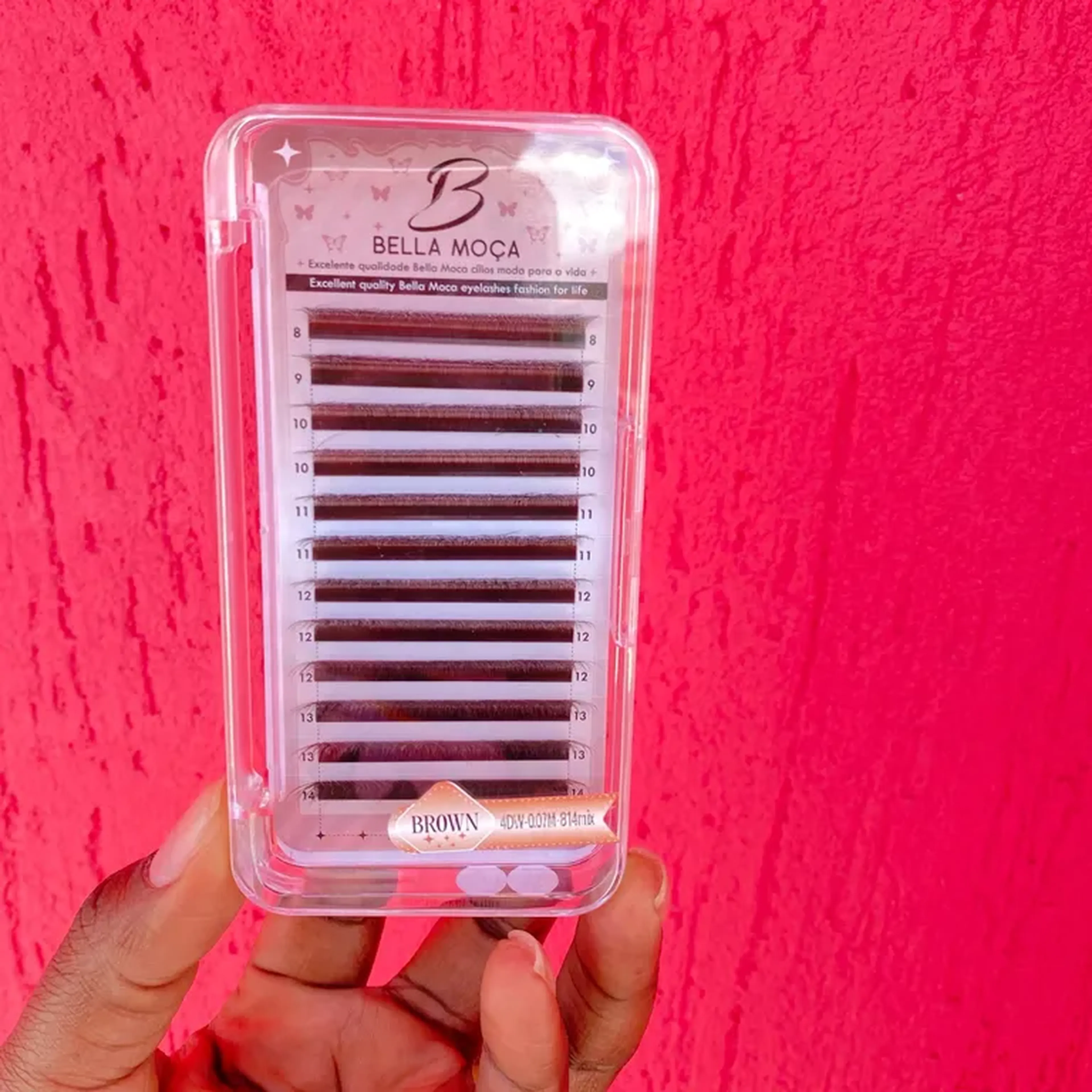 4D curvatura (M) Marrom Mix 8-14 mm imagem