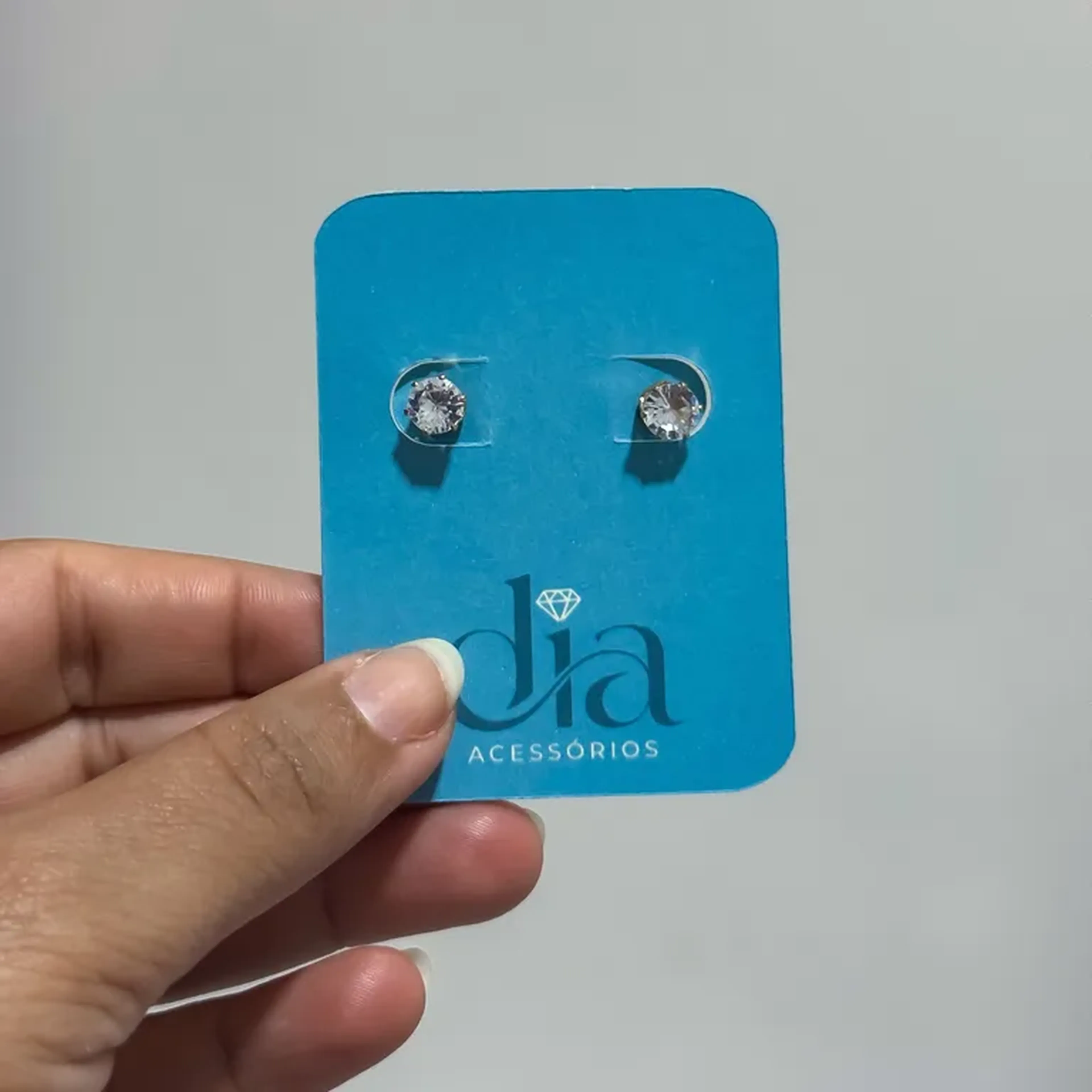 Brinco Ponto de Luz Redondo imagem