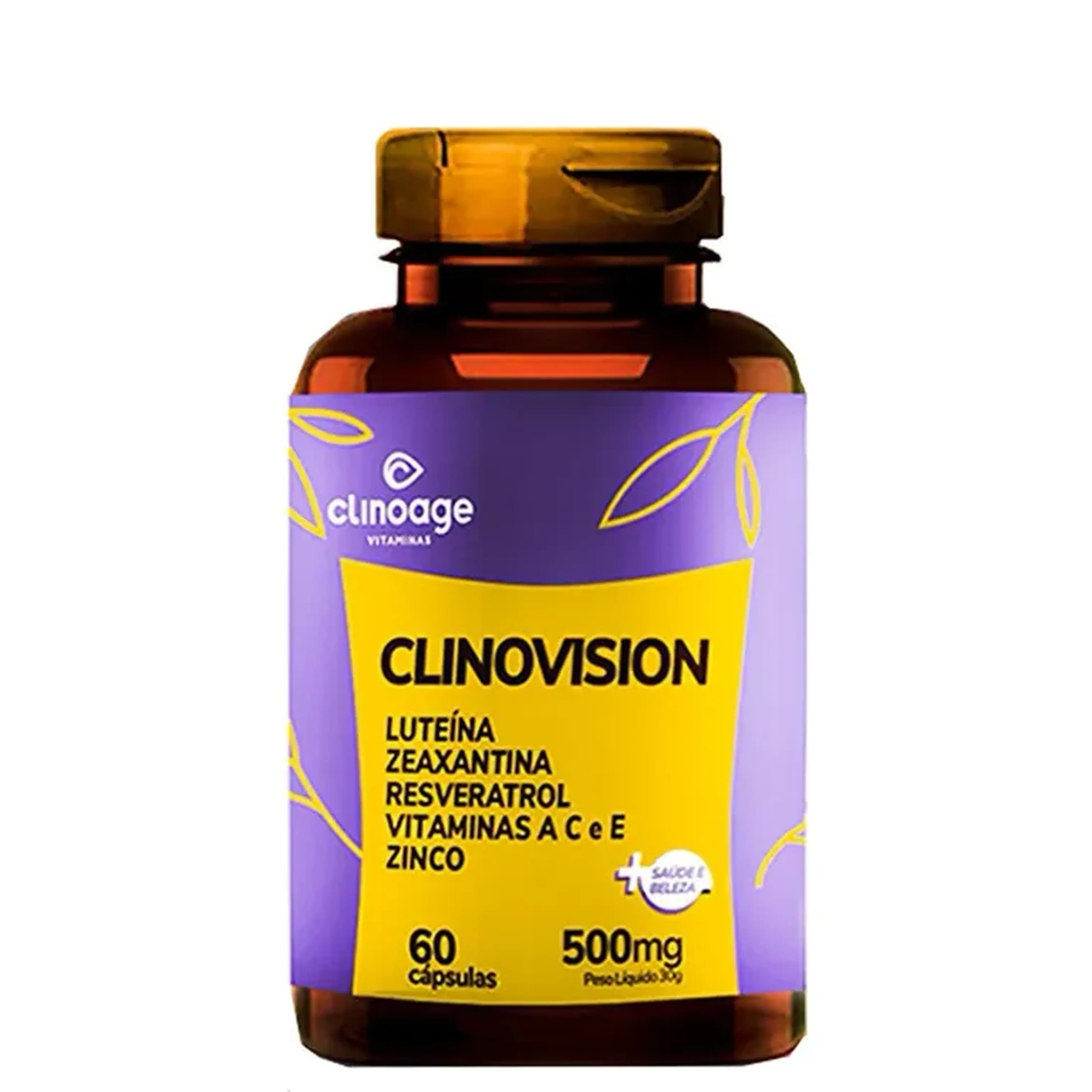 Clinovision - Luteína Zeaxantina - Resv - Vit A C imagem
