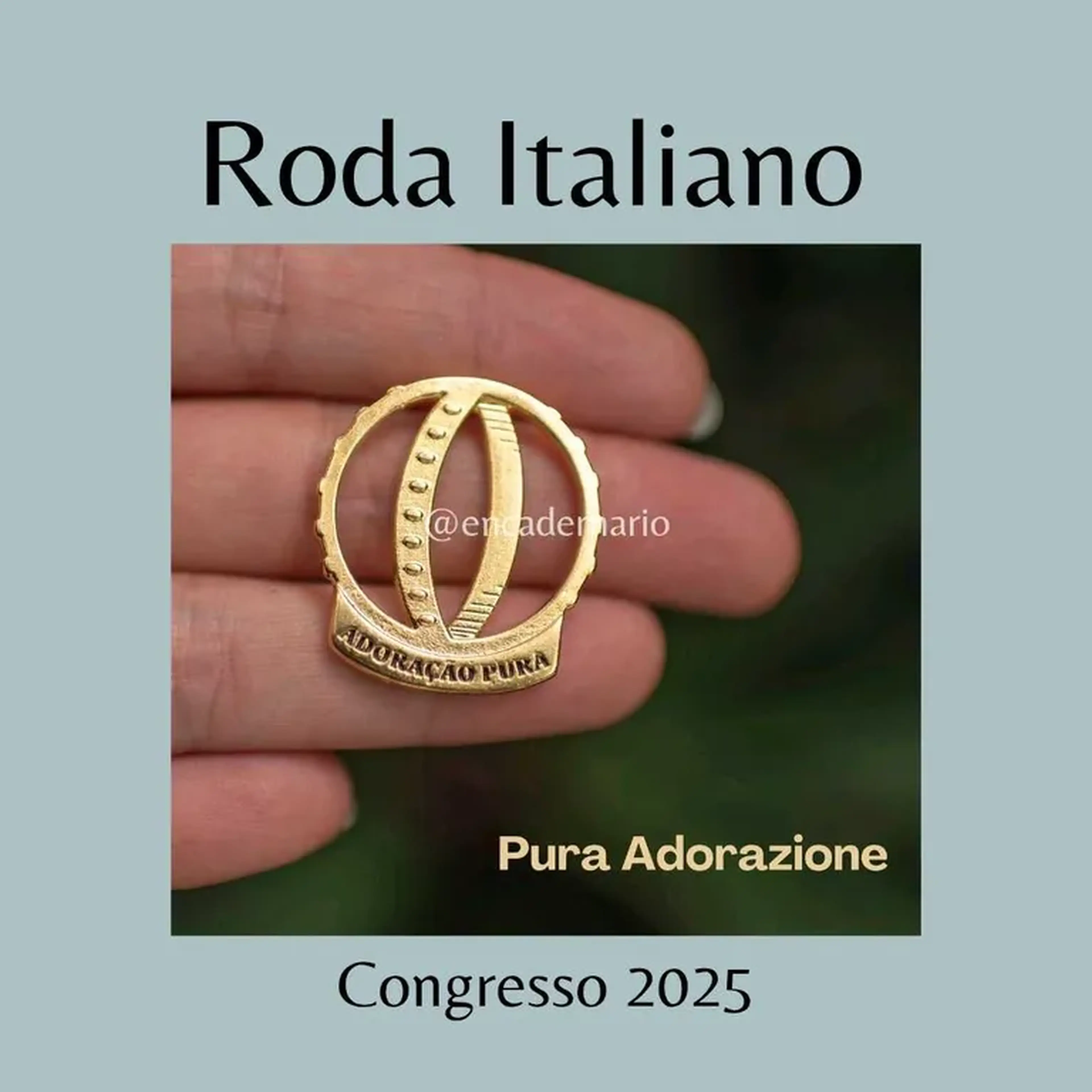 Pin - Roda Italiano imagem
