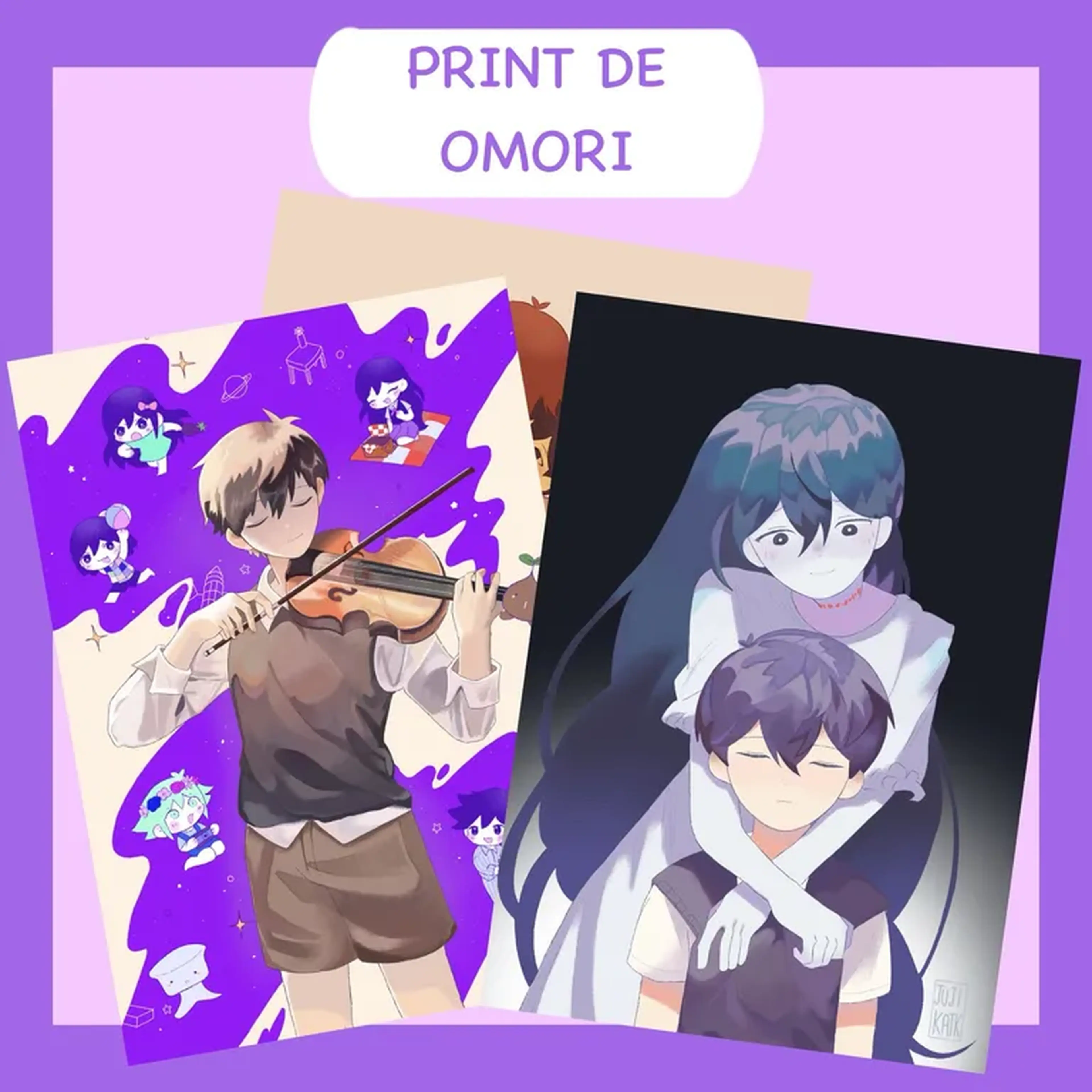 PRINT A5 INDIVIDUAL DE OMORI imagem