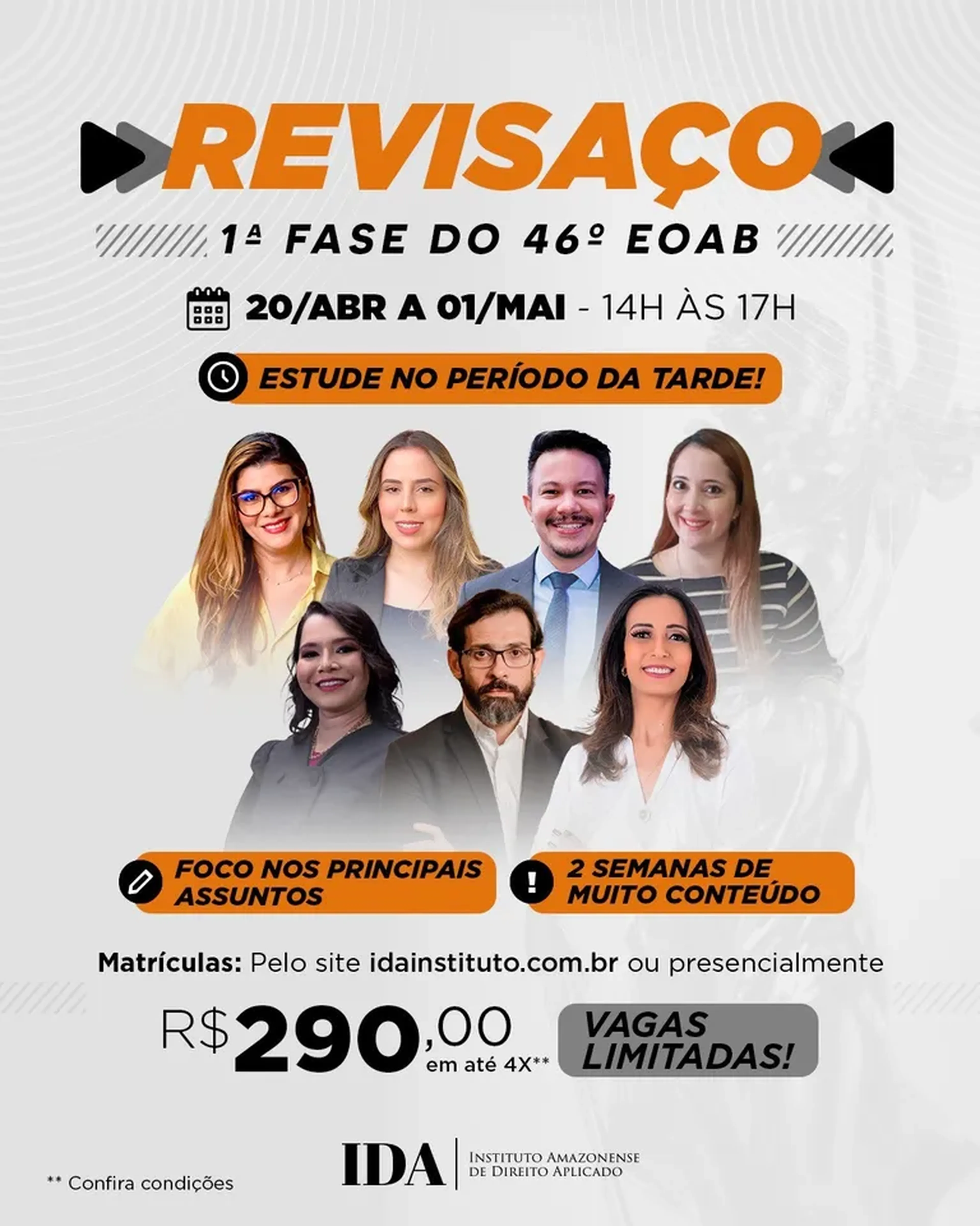 REVISAÇO 1ª FASE DO 46º EOAB imagem