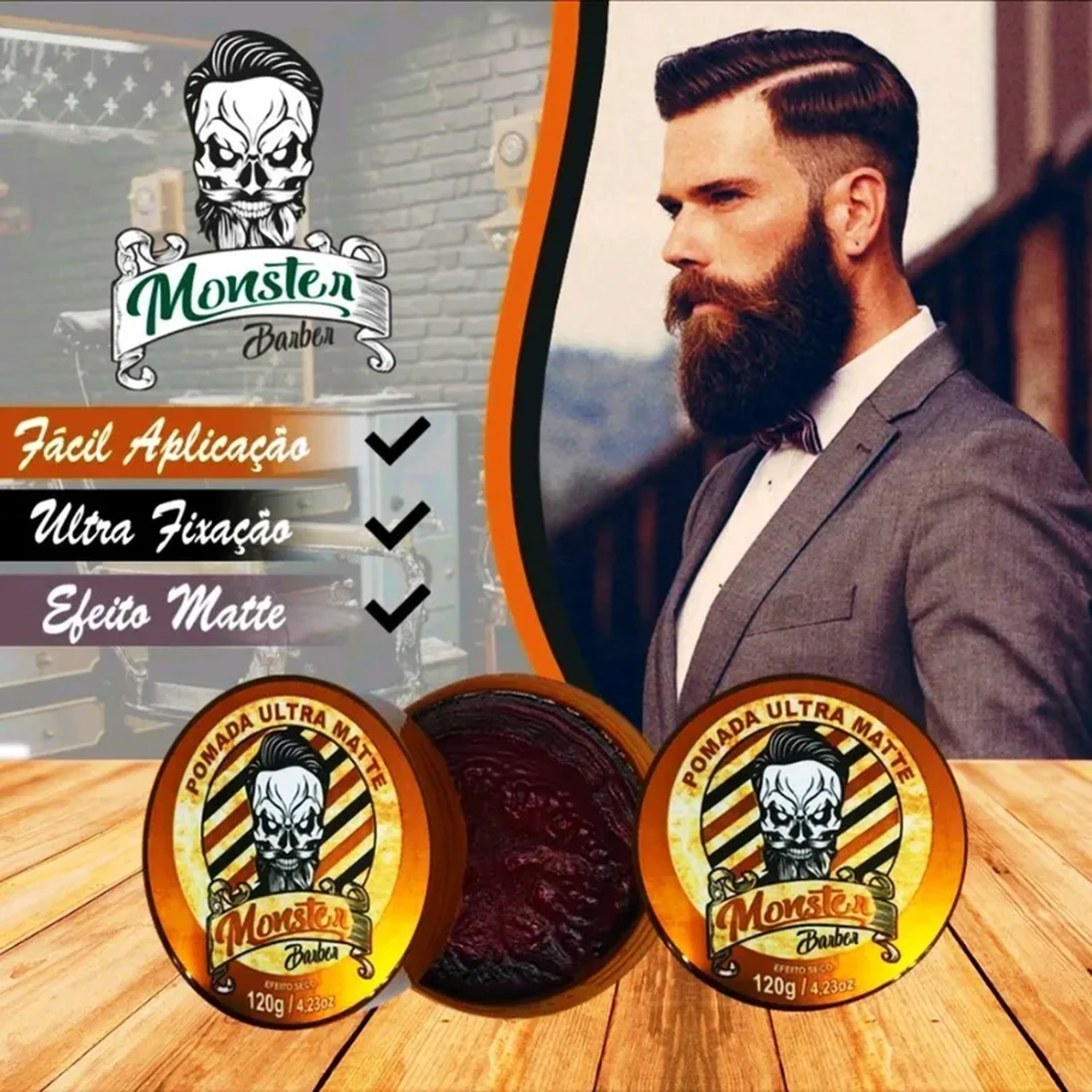 Pomada Modelarora Matte Monster imagem