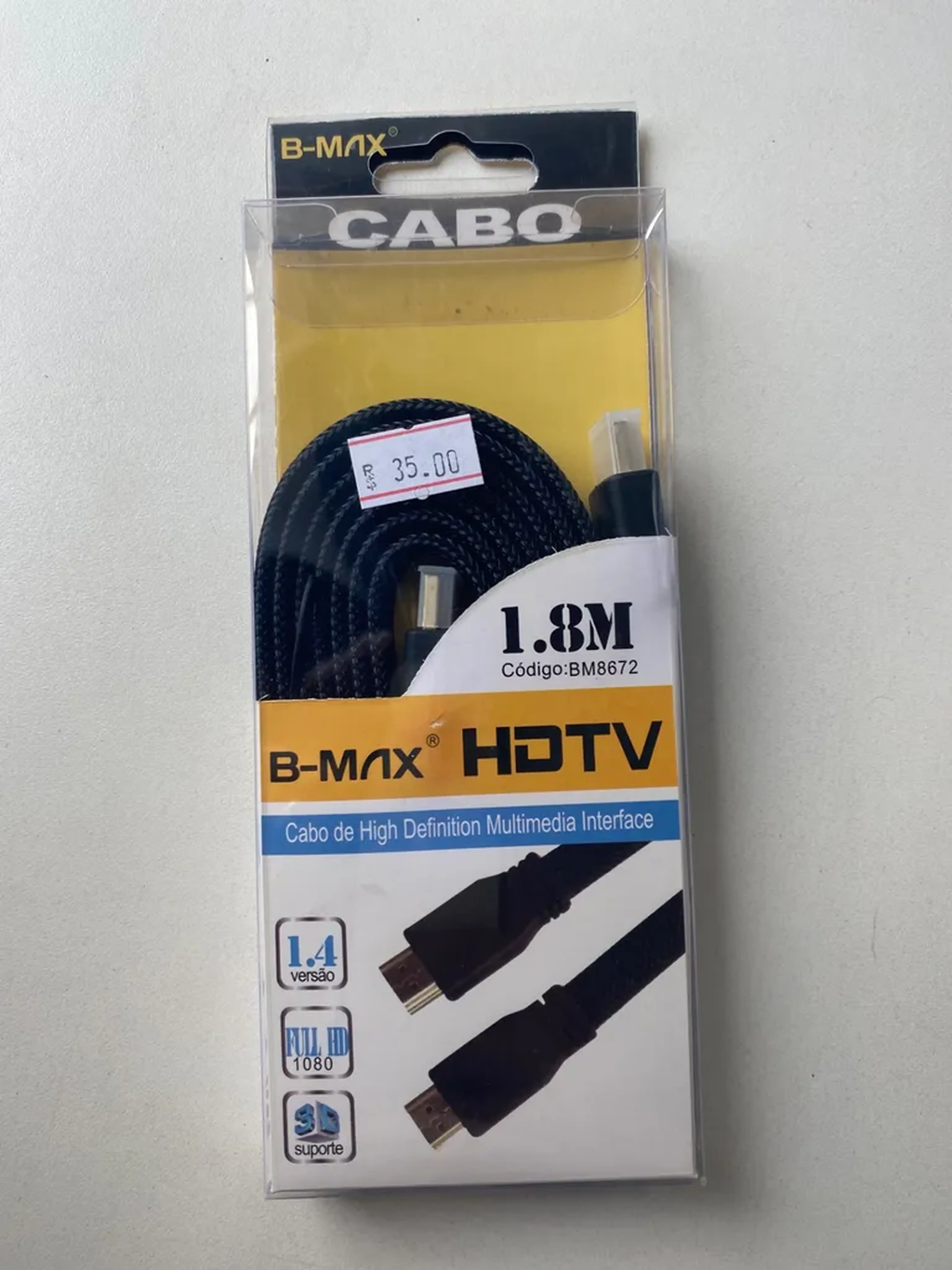 Cabo hdmi 1.8 metros imagem