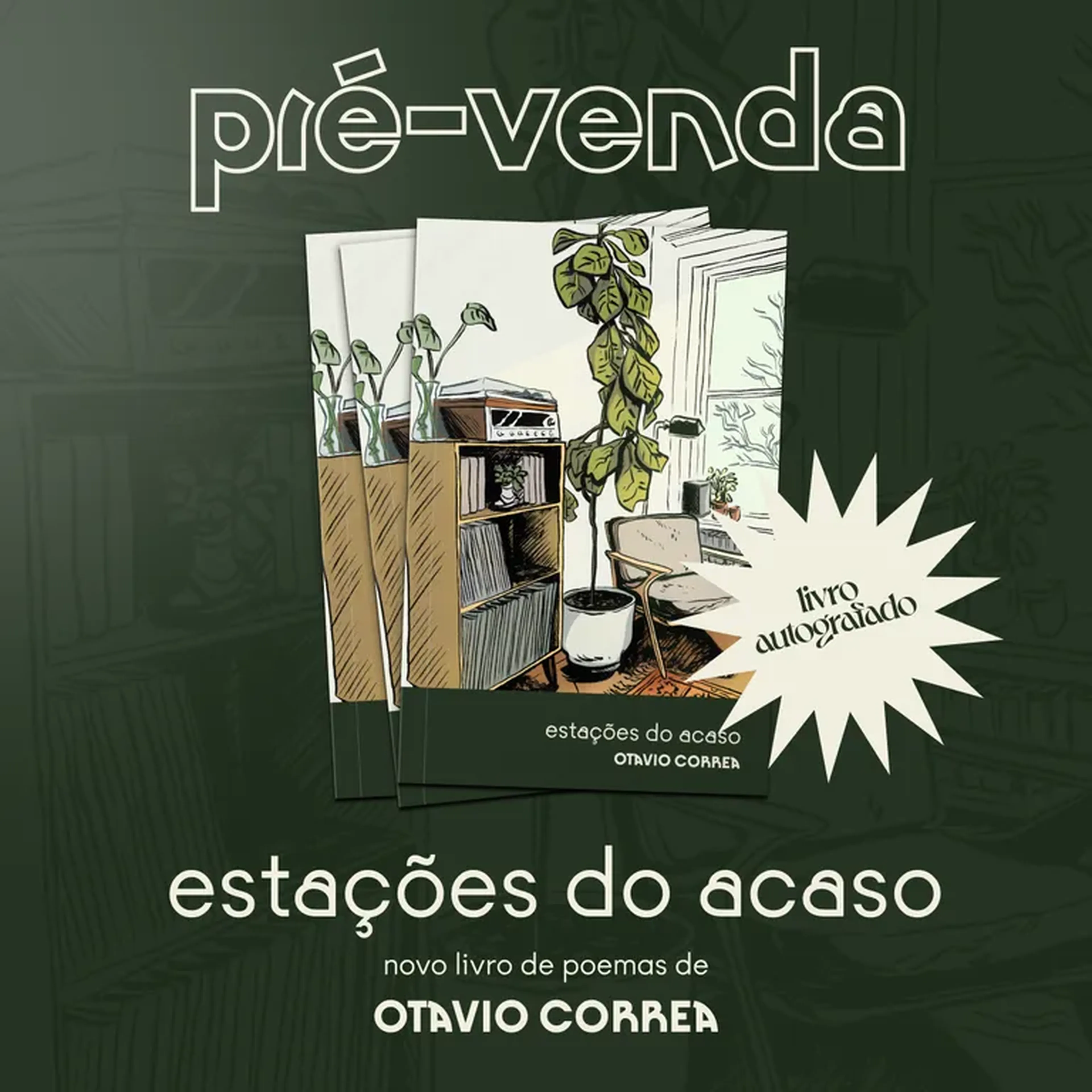 PRÉ-VENDA 2025 Livro Estações do Acaso imagem