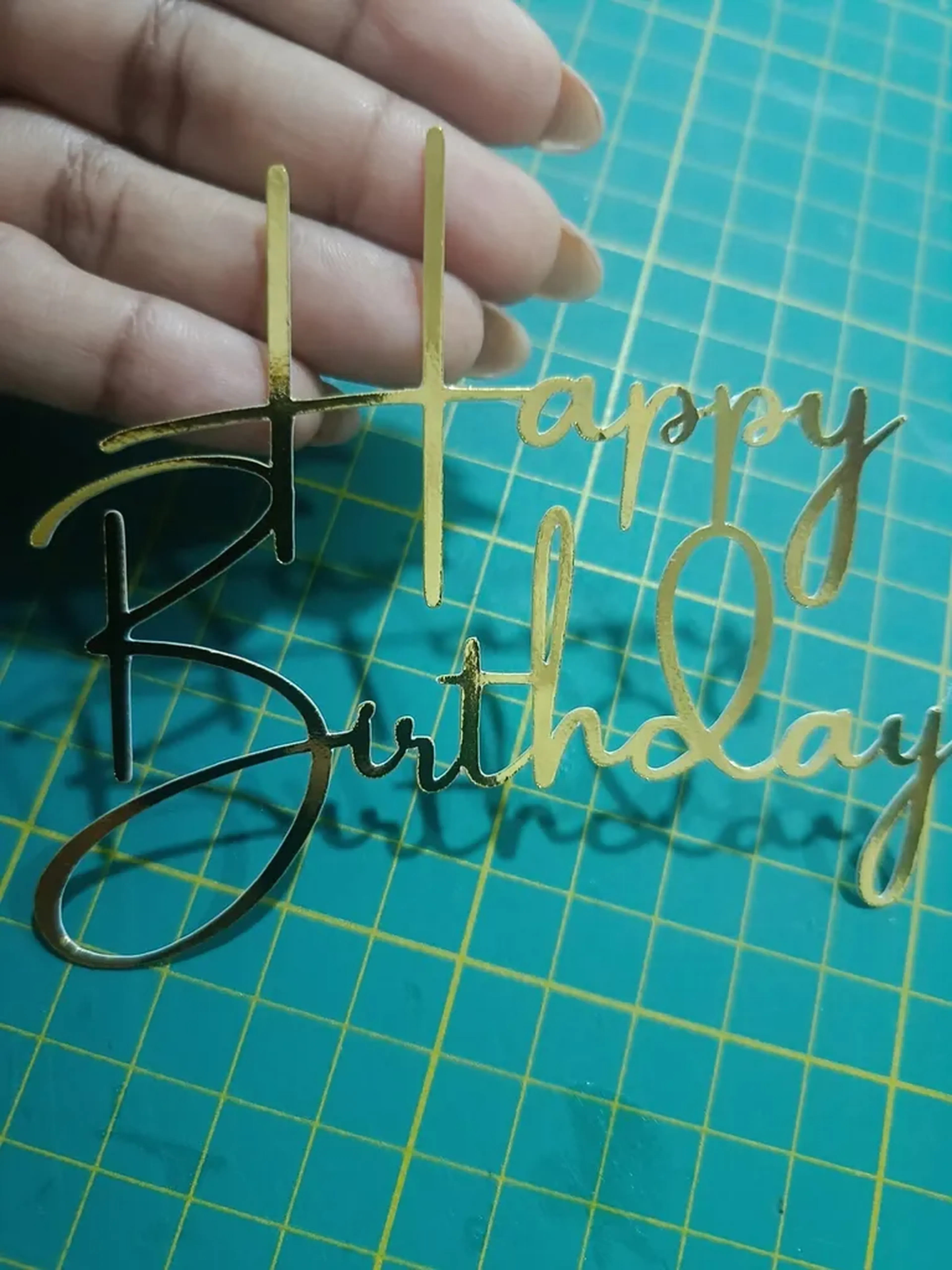 Topo de bolo happy Birthday 4 imagem