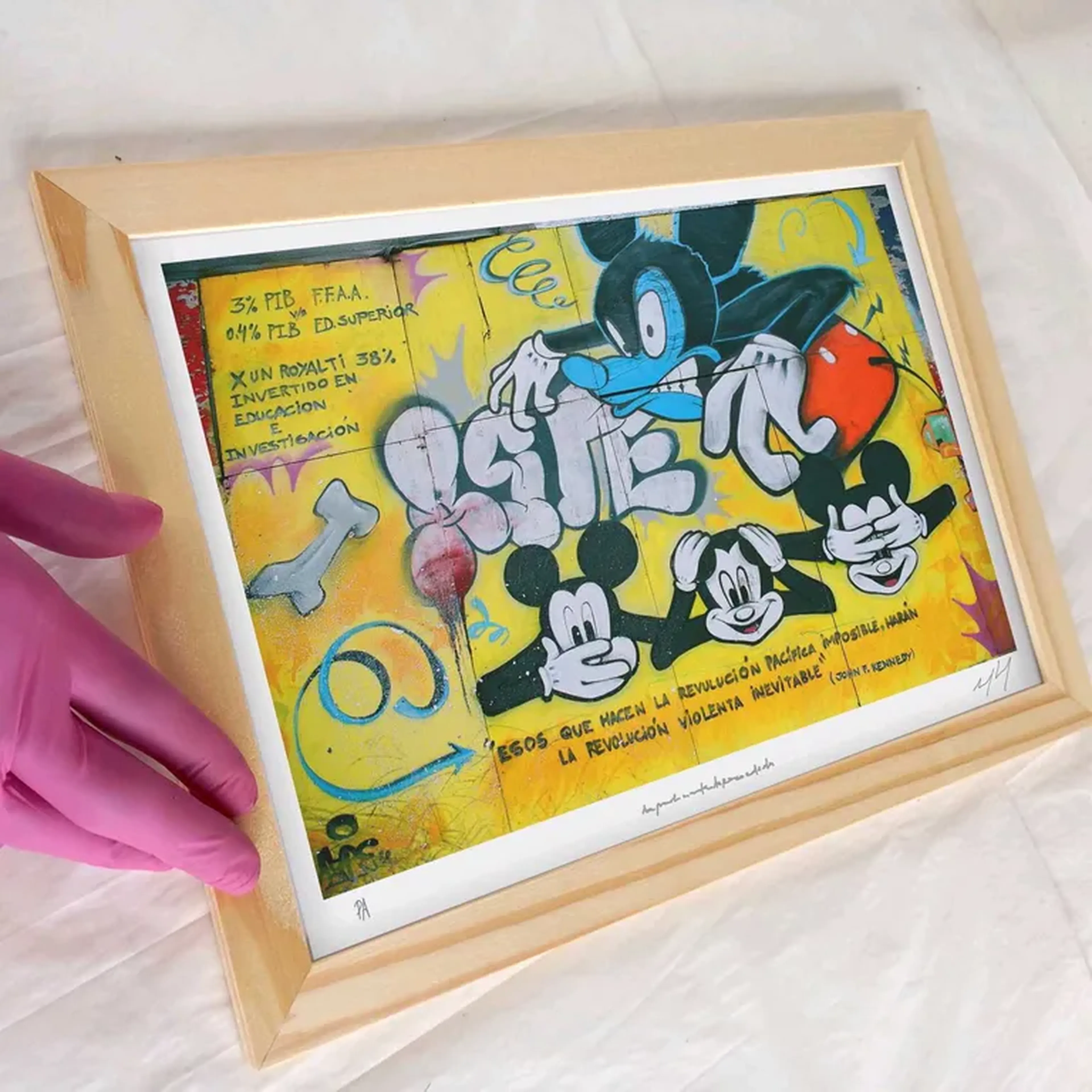 Palávoras - Pacífica - 21x30 cm moldura plana imagem