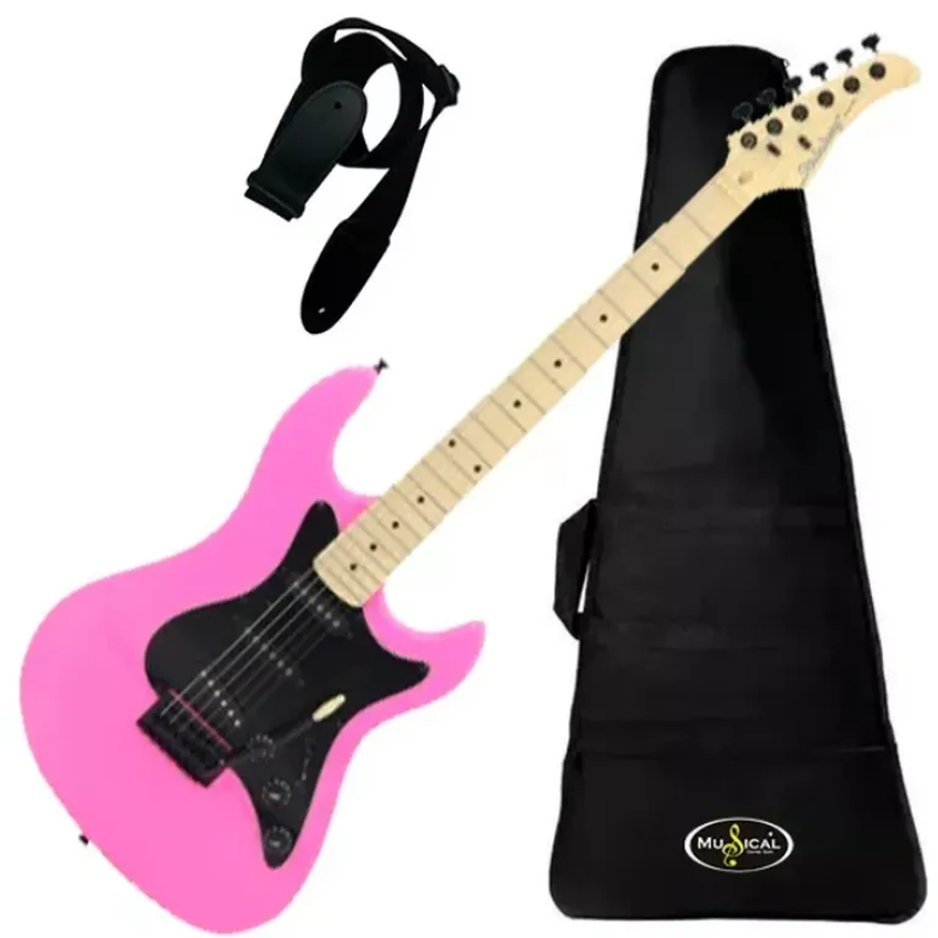 Guitarra Stratocaster Strinberg Sts100 Kit Capa Luxo+correia imagem