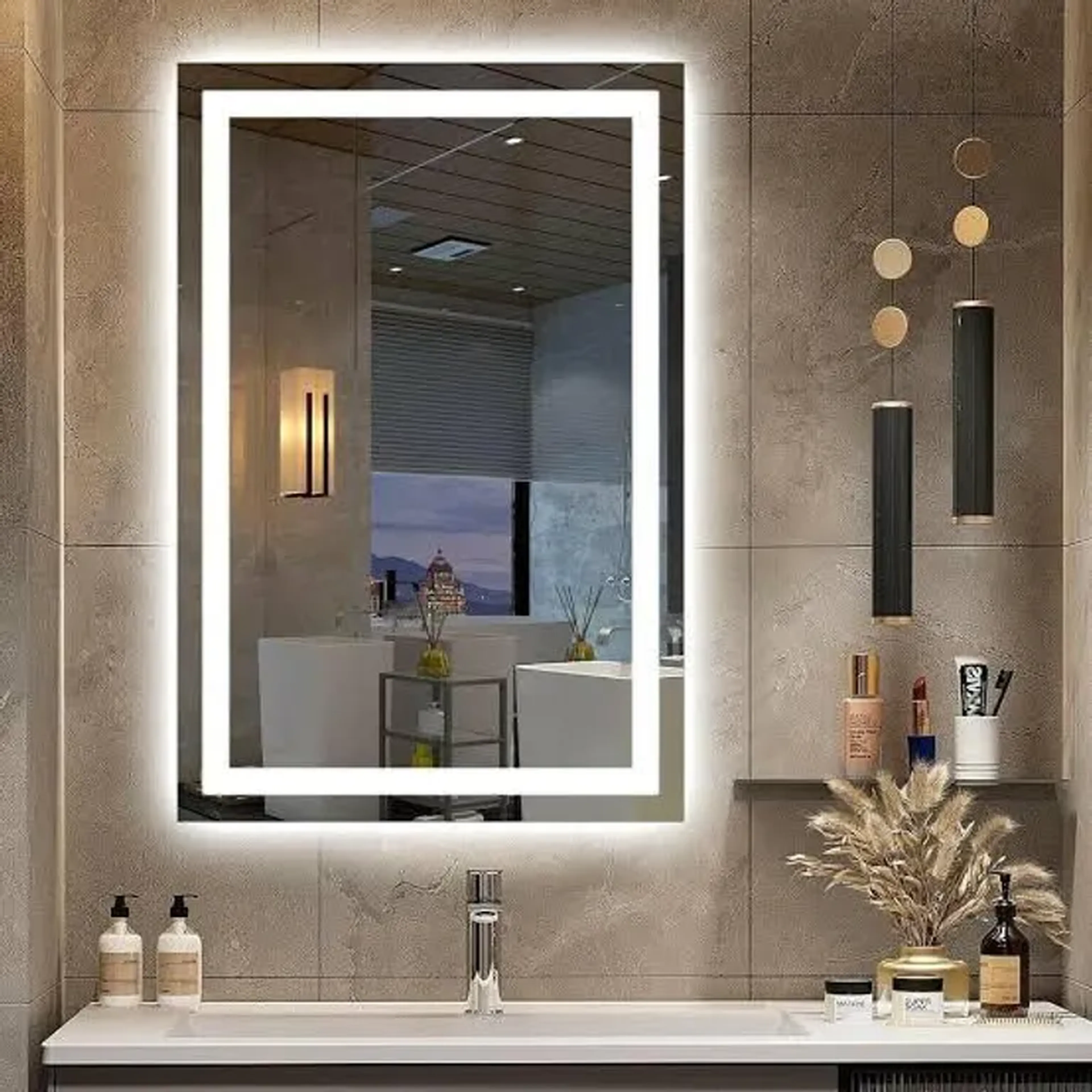 Espelho Retangular – LUMINA LINE | 70x45cm imagem