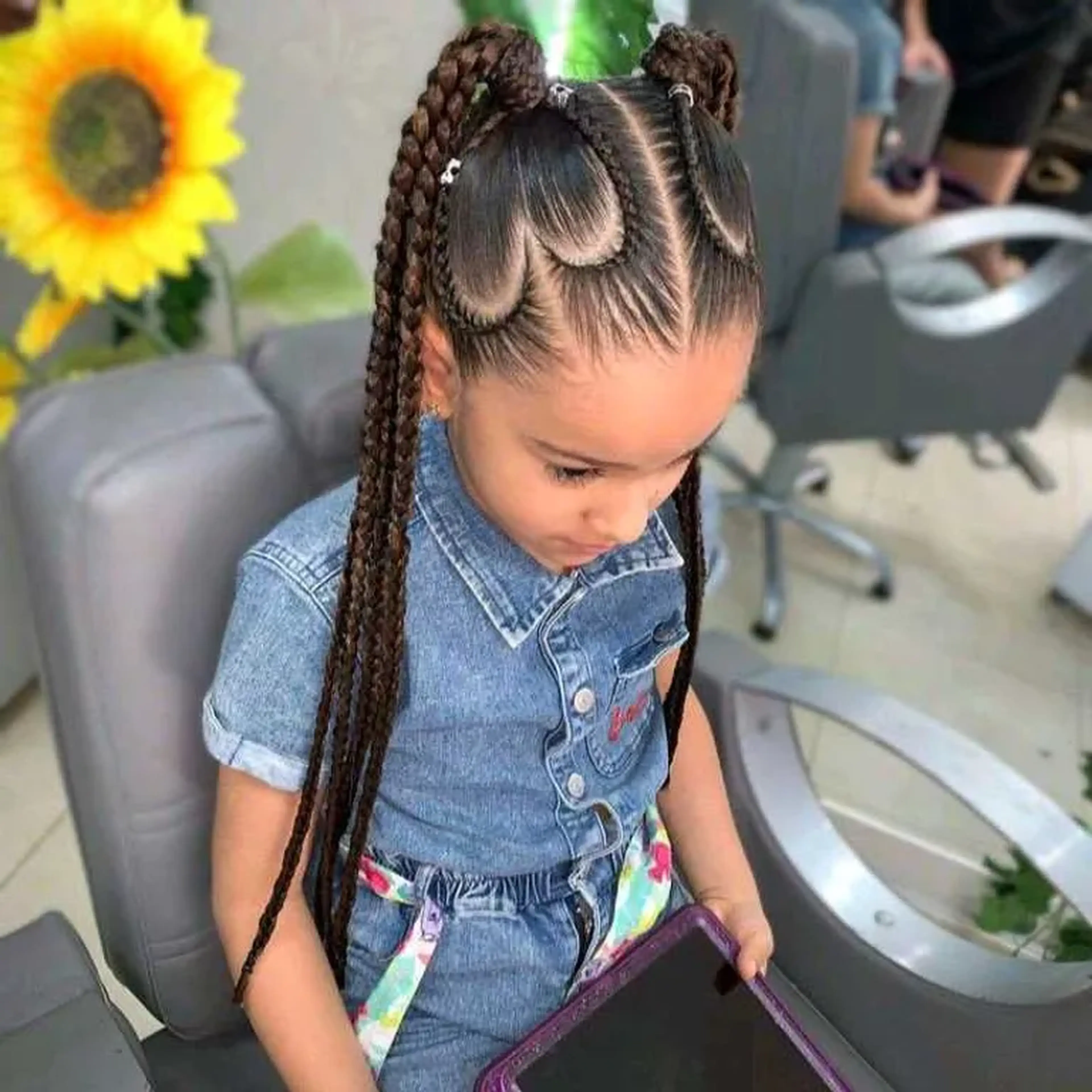 Penteado infantil imagem