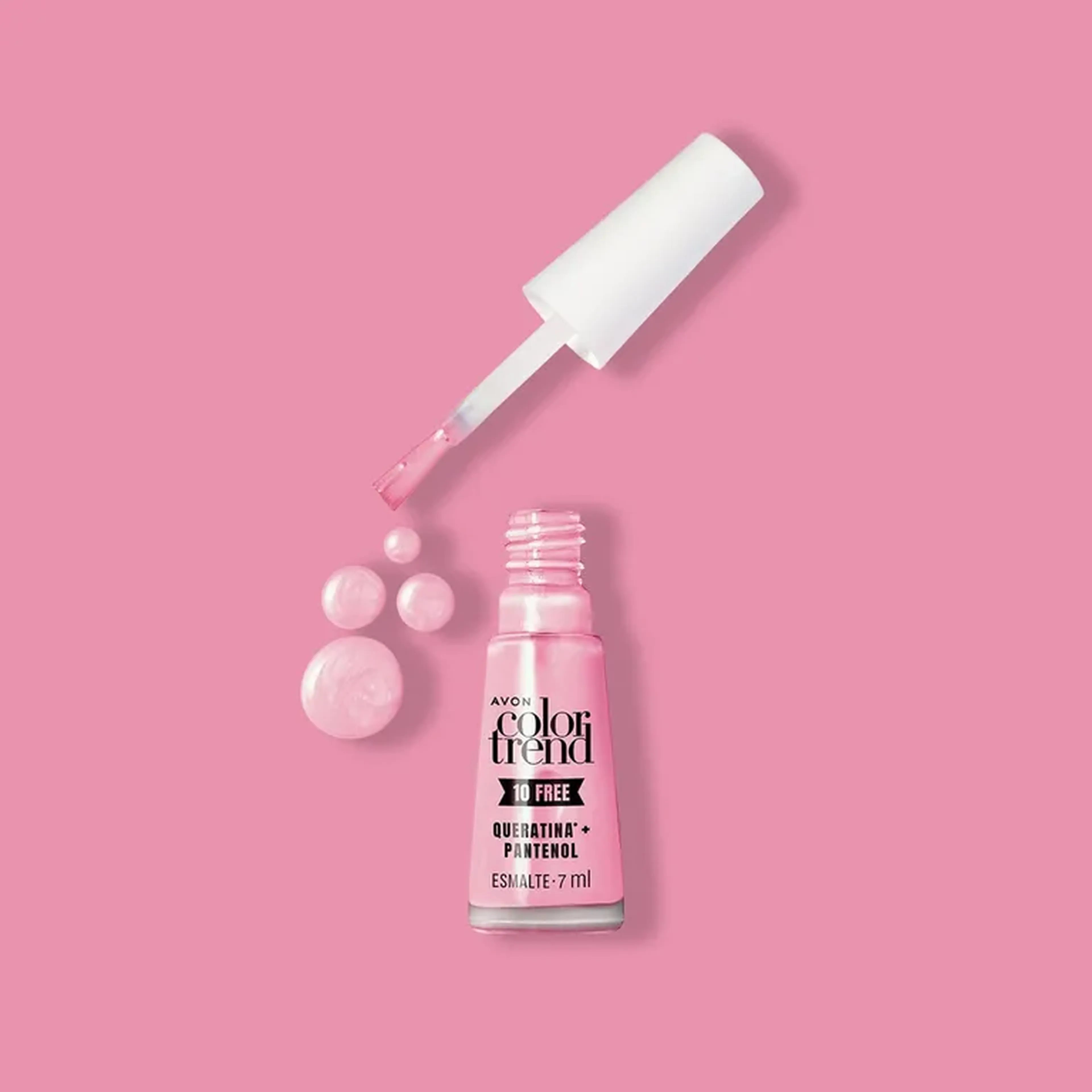Avon Color Trend 10 Free Esmalte Explosão Pink 7ml imagem