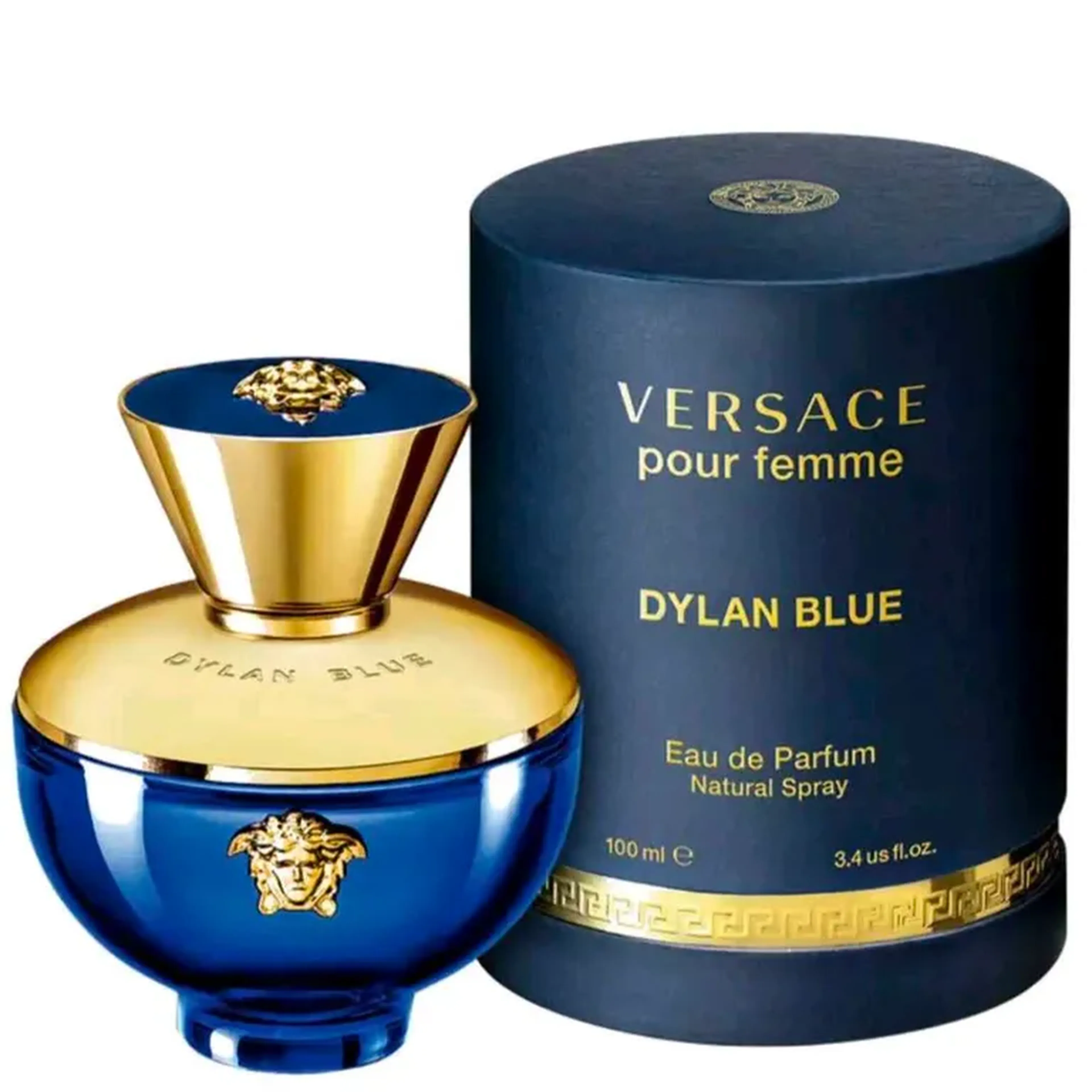 Perfume Dylan Blue Pour Femme Versace Edp Feminino 100mlOriginal imagem