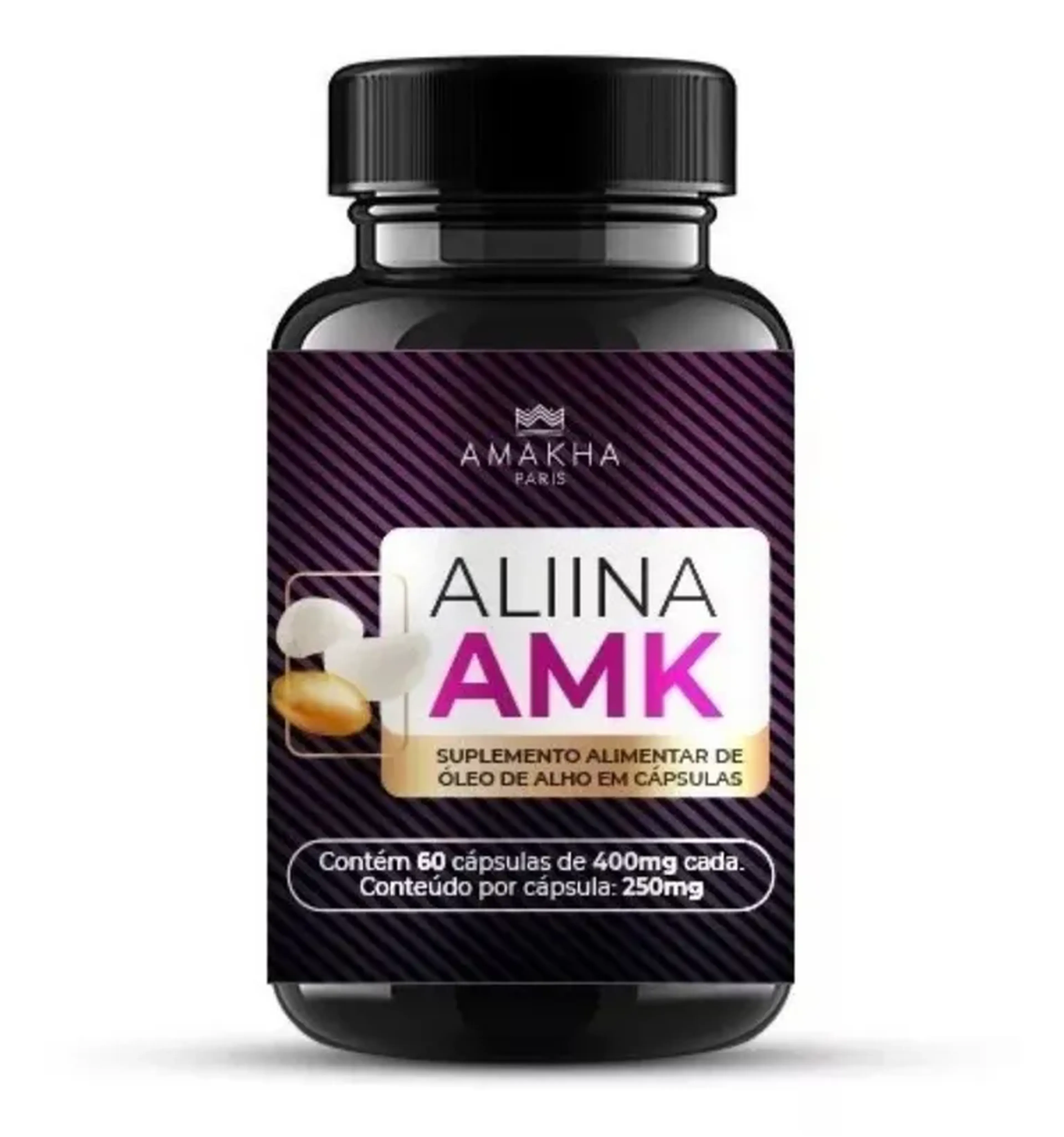 Alina Amk Óle De Alho 60 Cápsulas De 250mg imagem