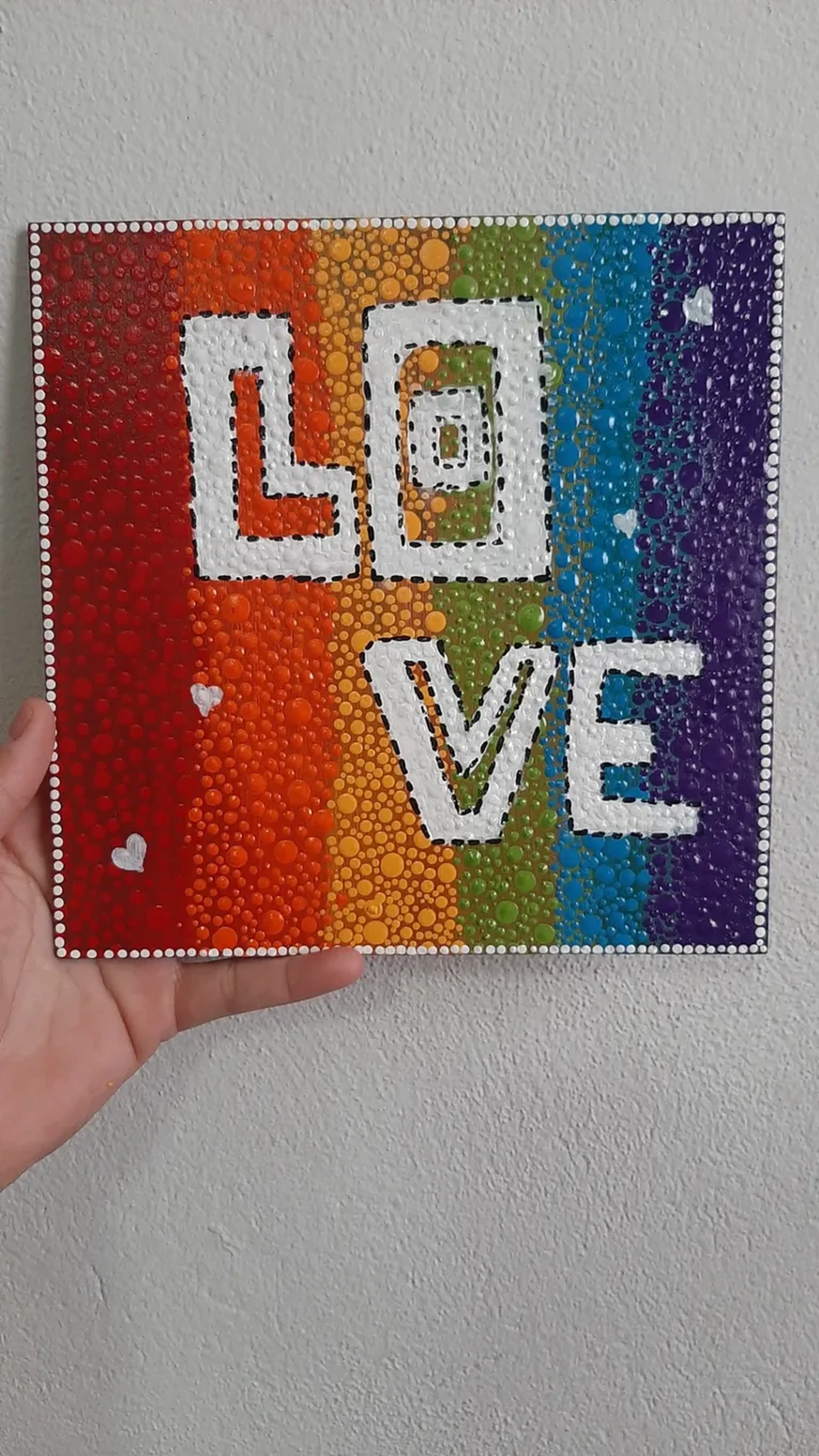 Quadro ARCO-ÍRIS LOVE imagem