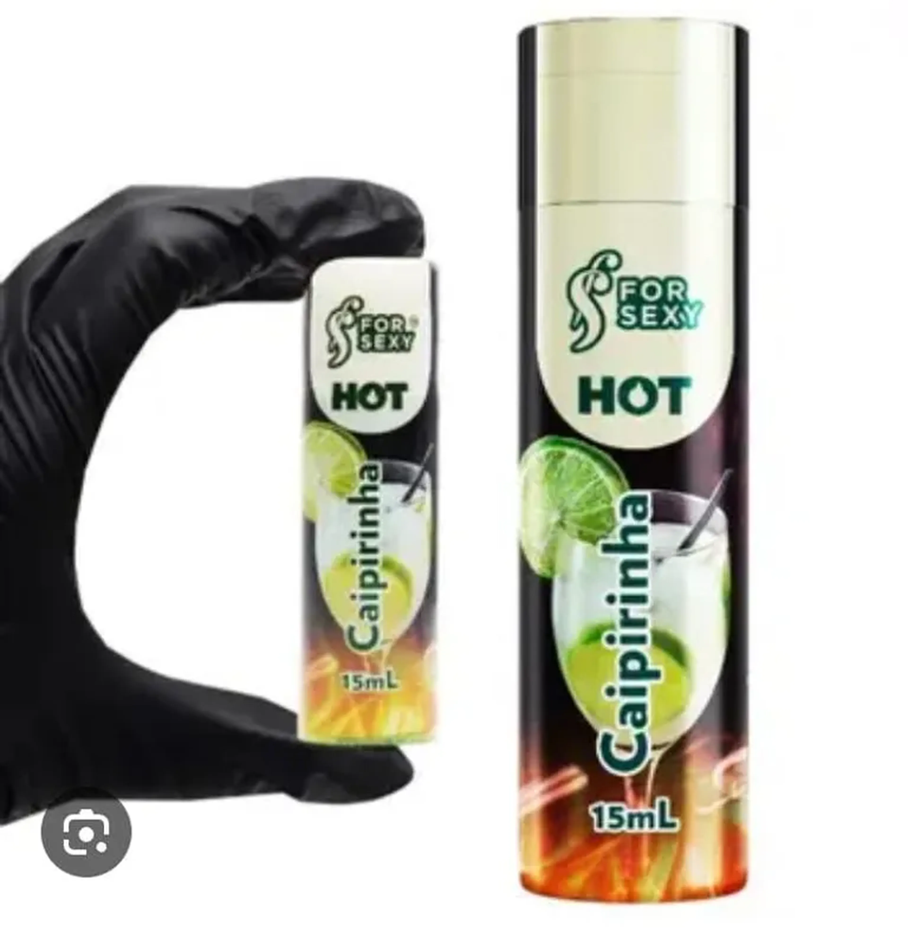 GEL LUBS HOT COMESTIVEL 15ML CAIPIRINHA - FOR SEXY imagem