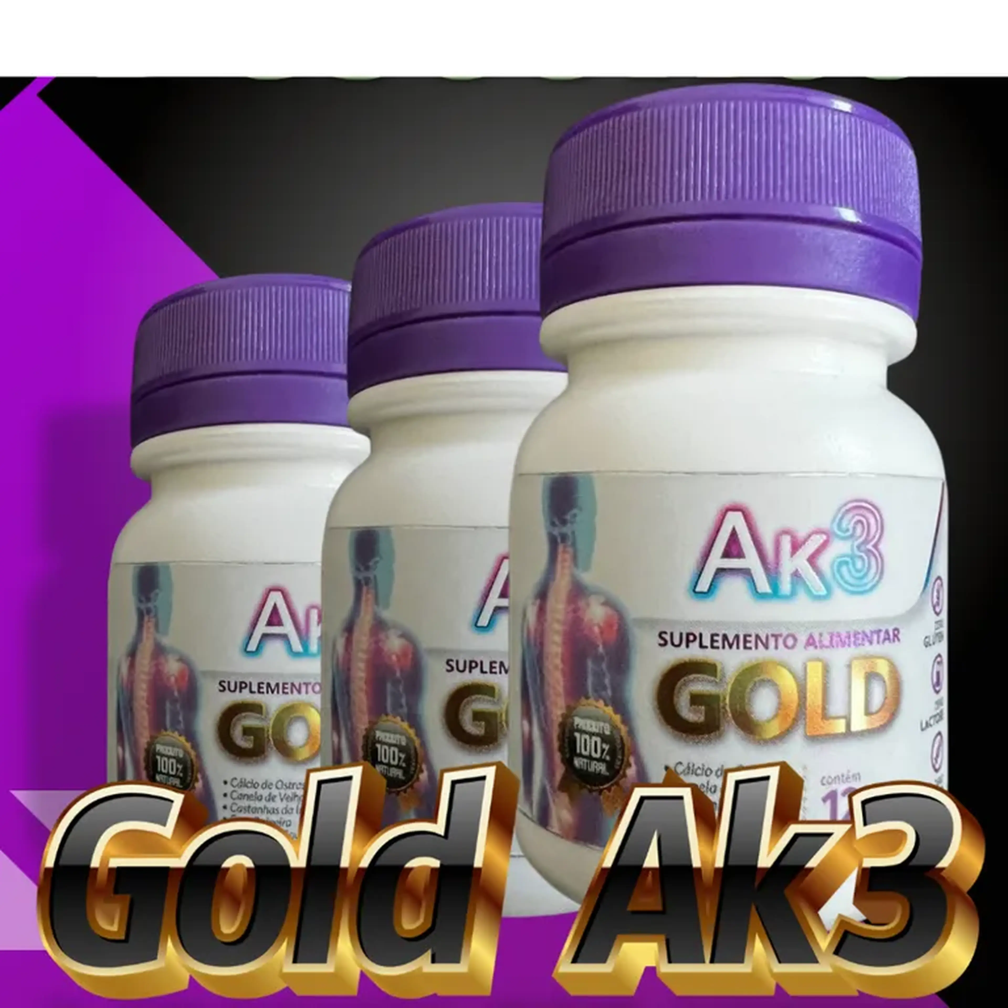 Gold AK3 - Kit 3 unidades imagem