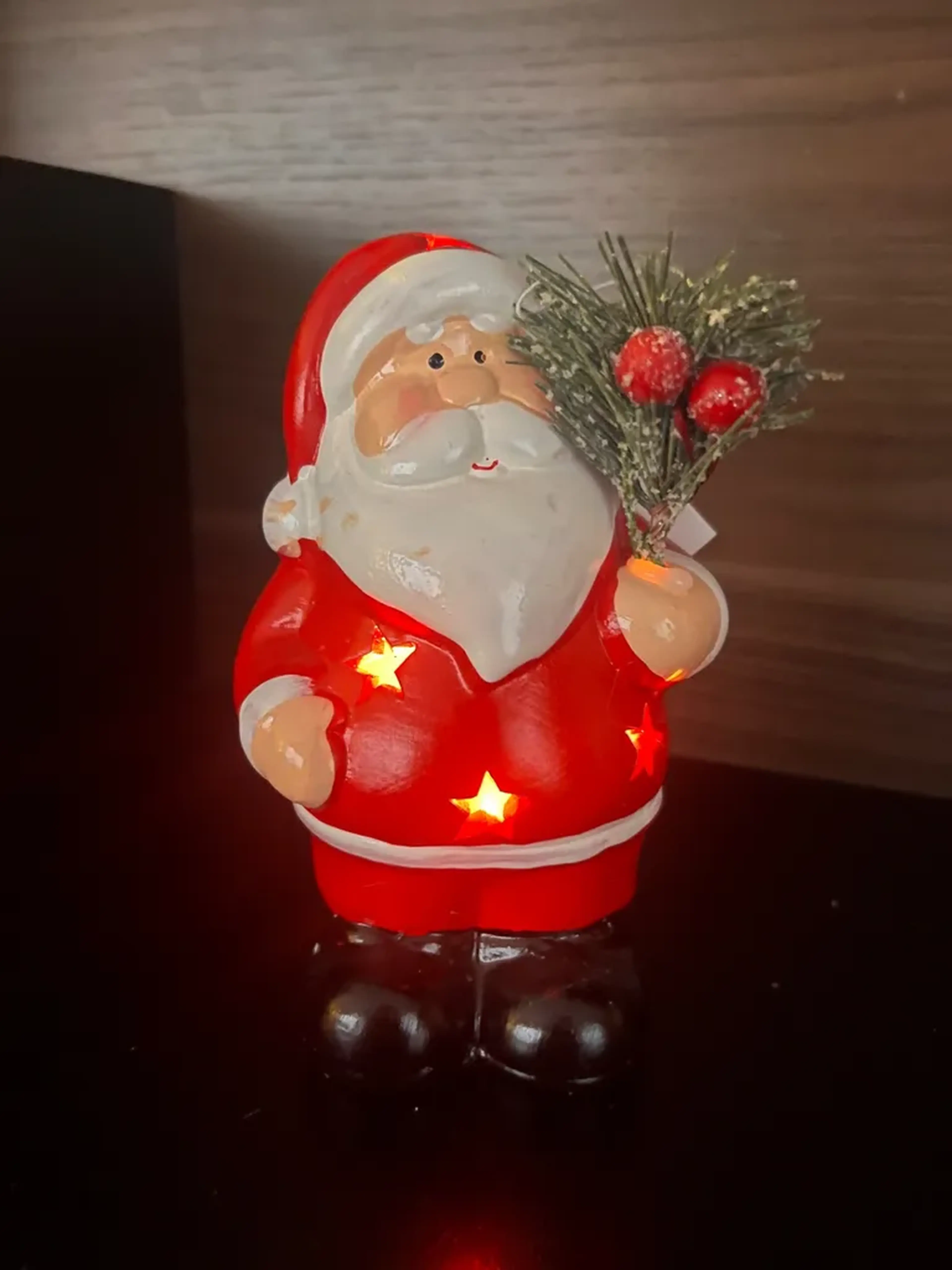 Papai Noel Com Led imagem