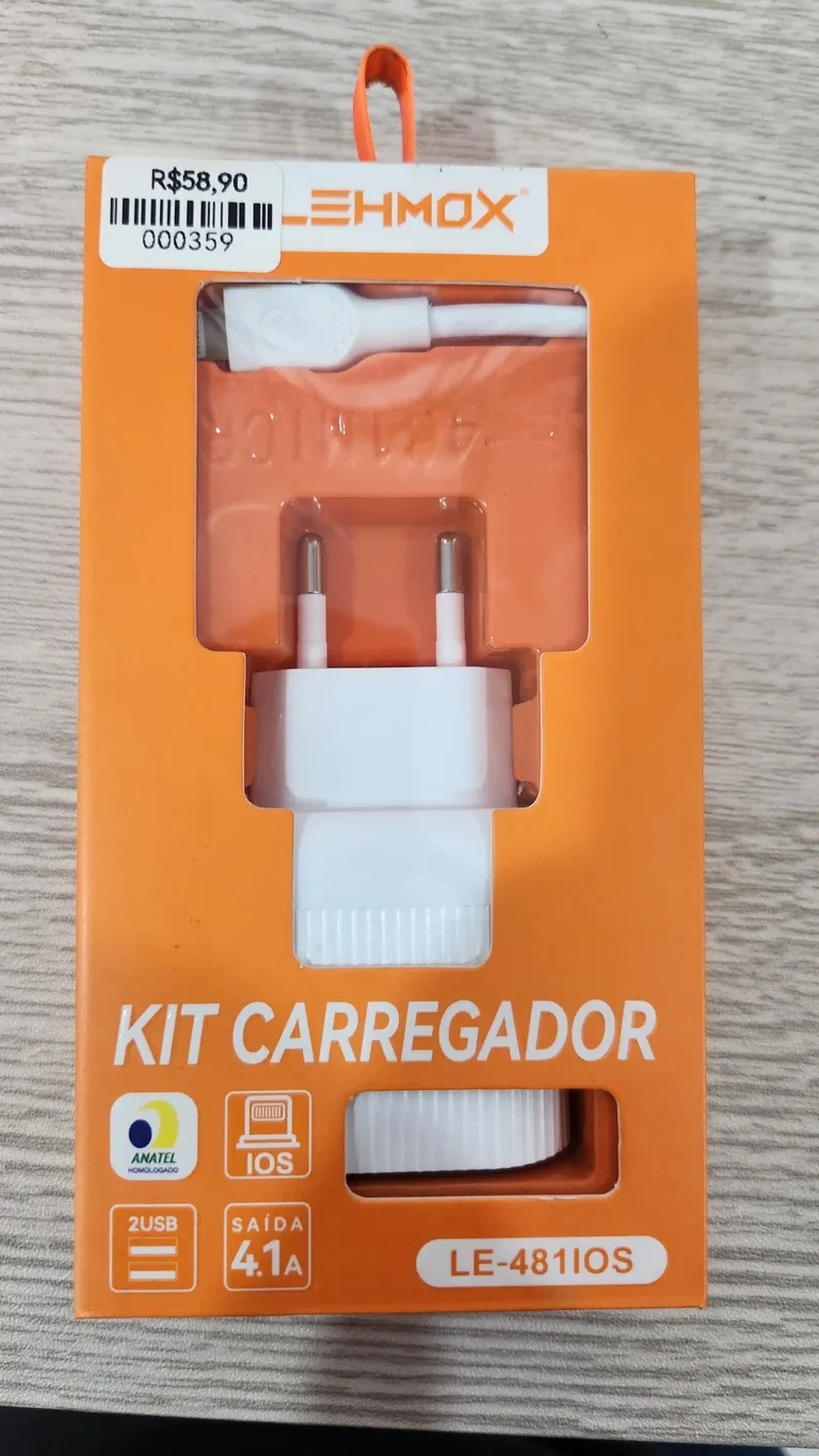 KIT CARREGADOR TURBO IOS imagem