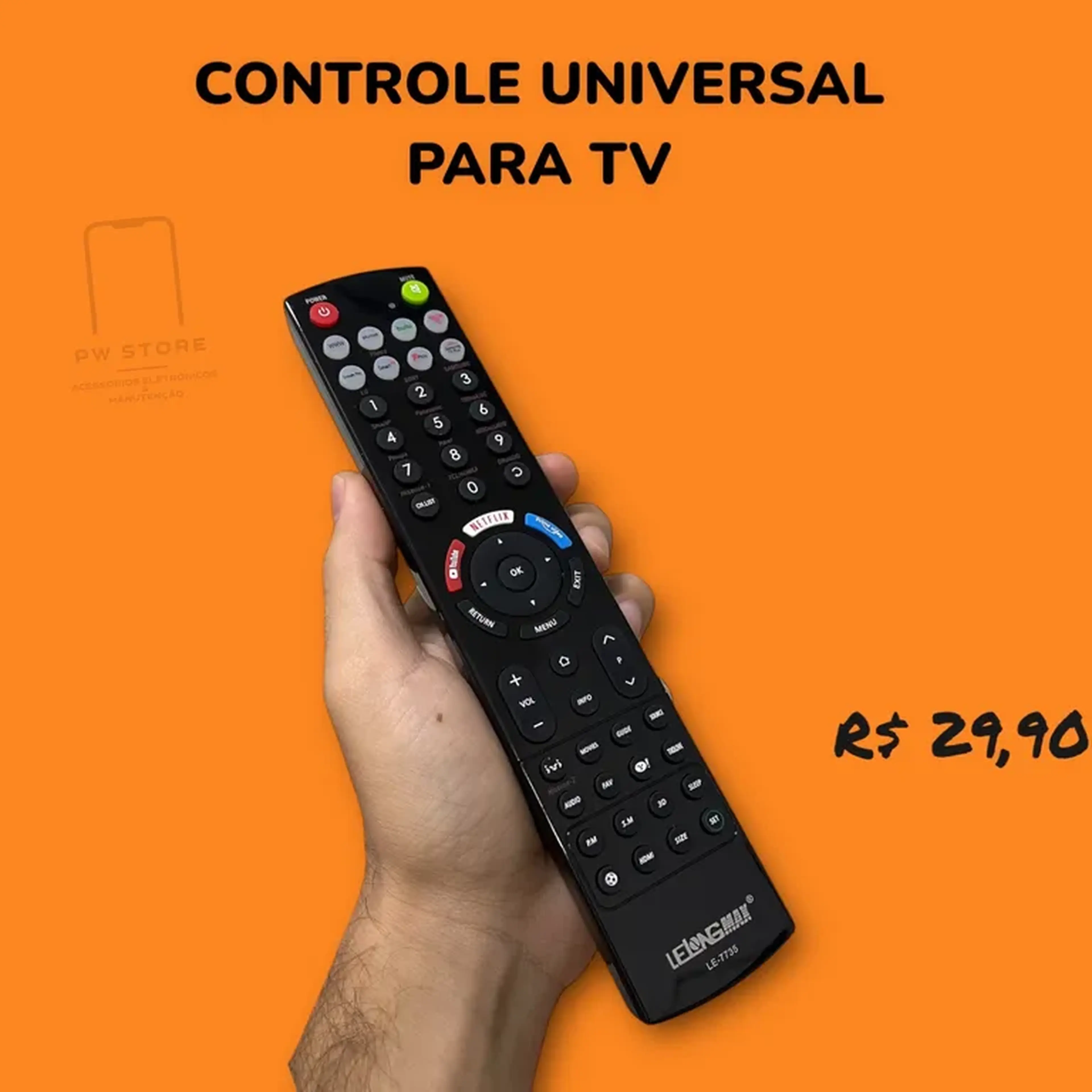 Controle Universal TV imagem
