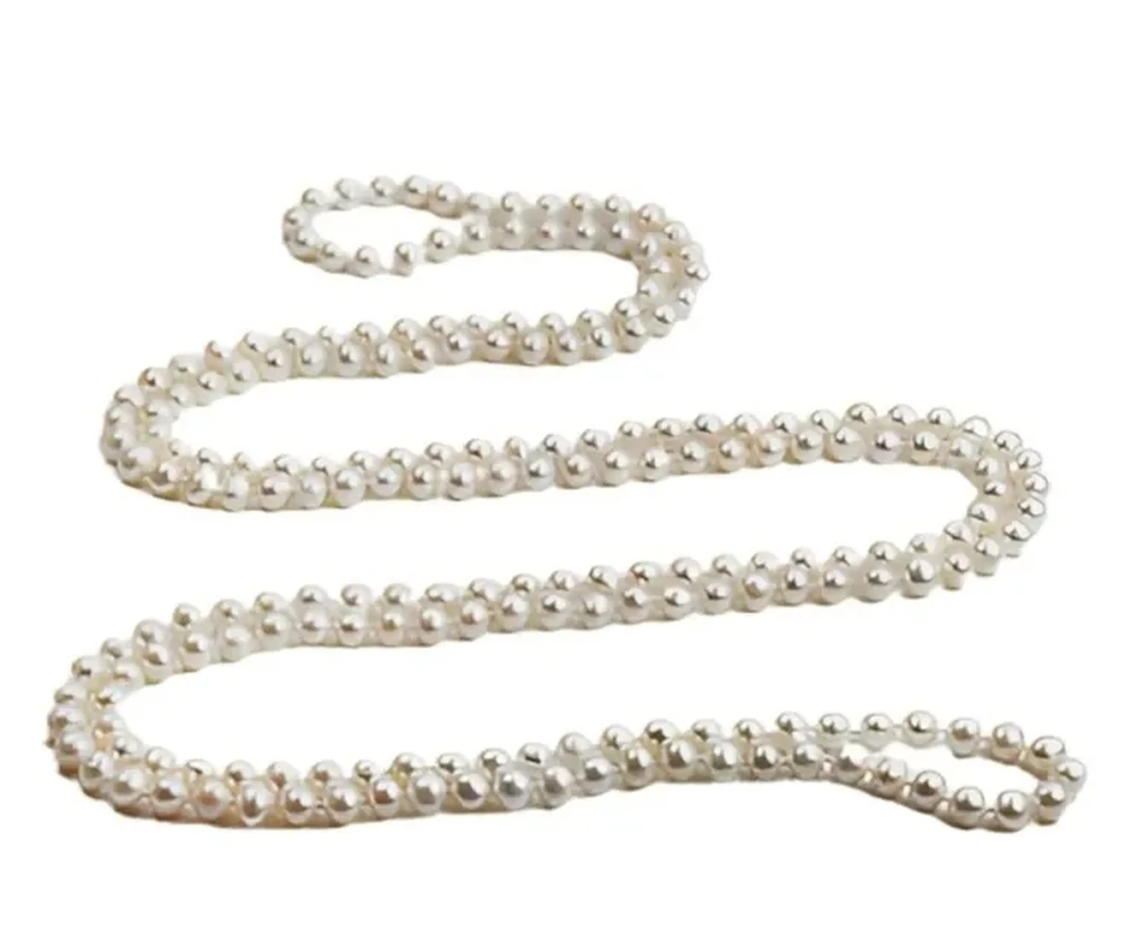 Colar de pérolas para massagem sensual. imagem