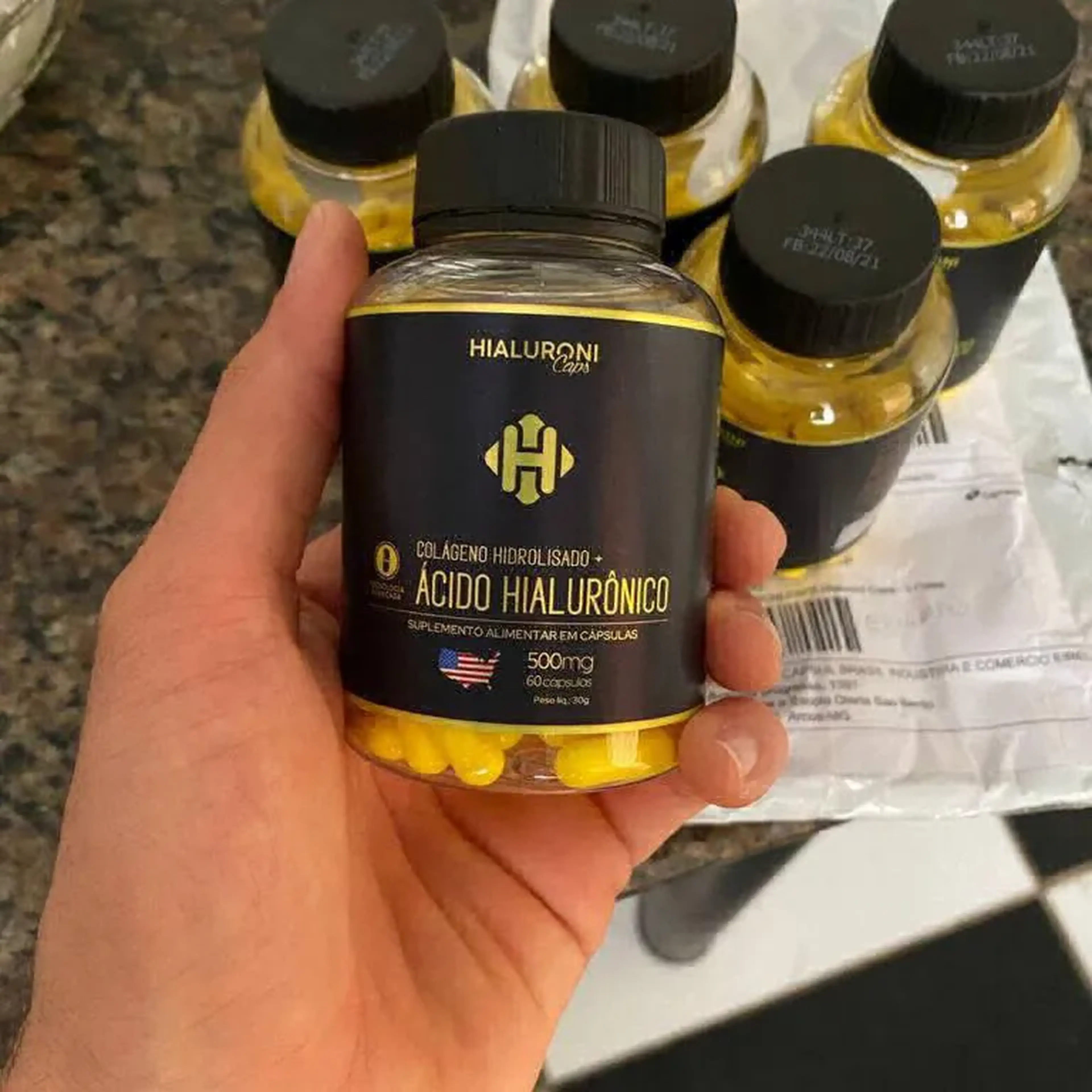 Cápsulas de Ácido Hialurônico com Colágeno Hidrolisado imagem