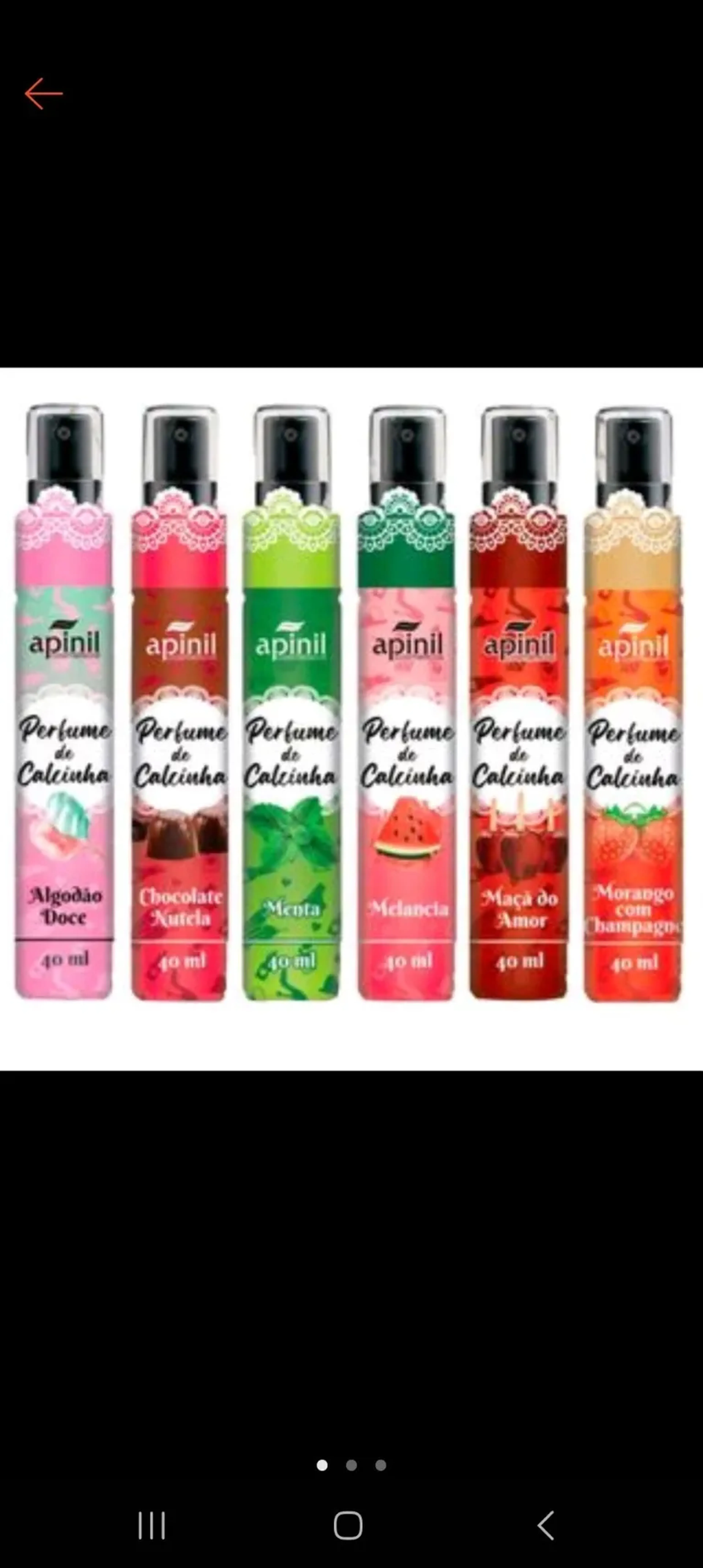 Perfumes de calcinha imagem