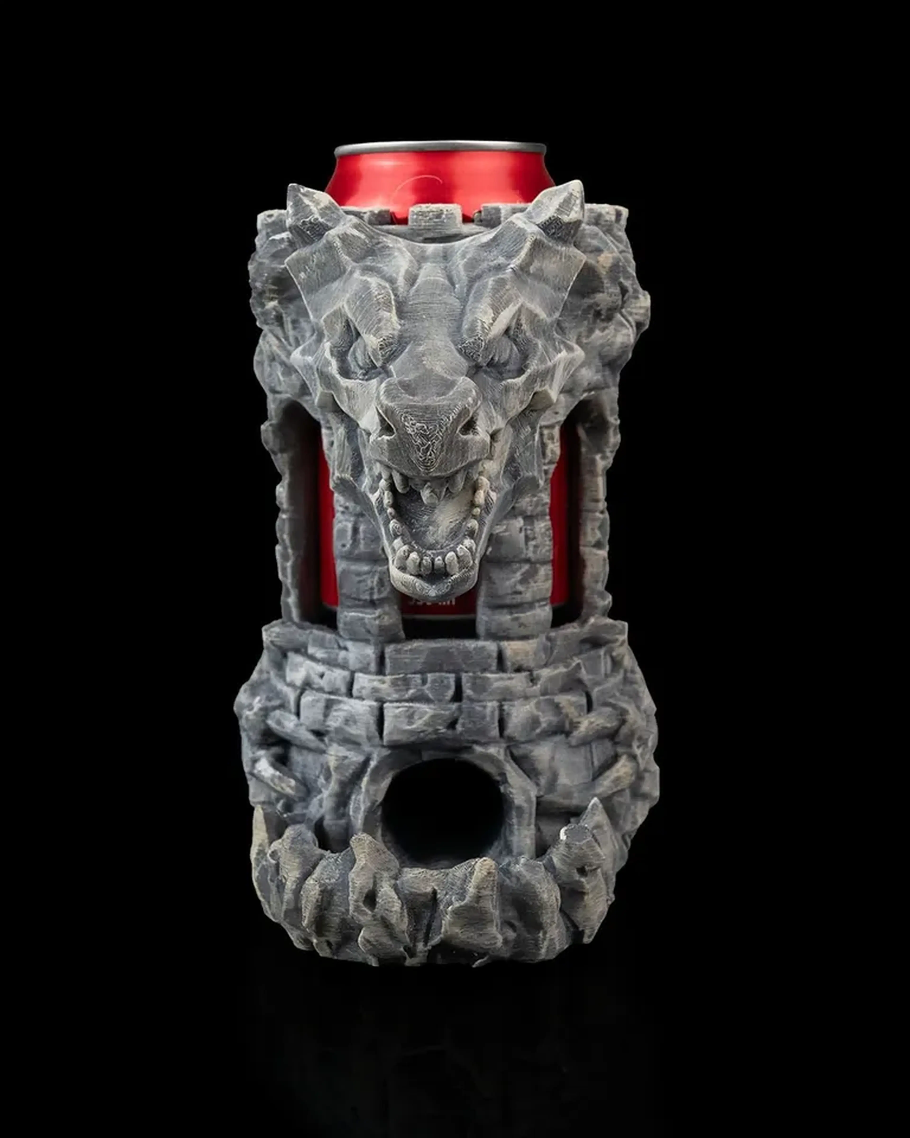 Dragon's Fortress Can Holder e Dice Tower imagem