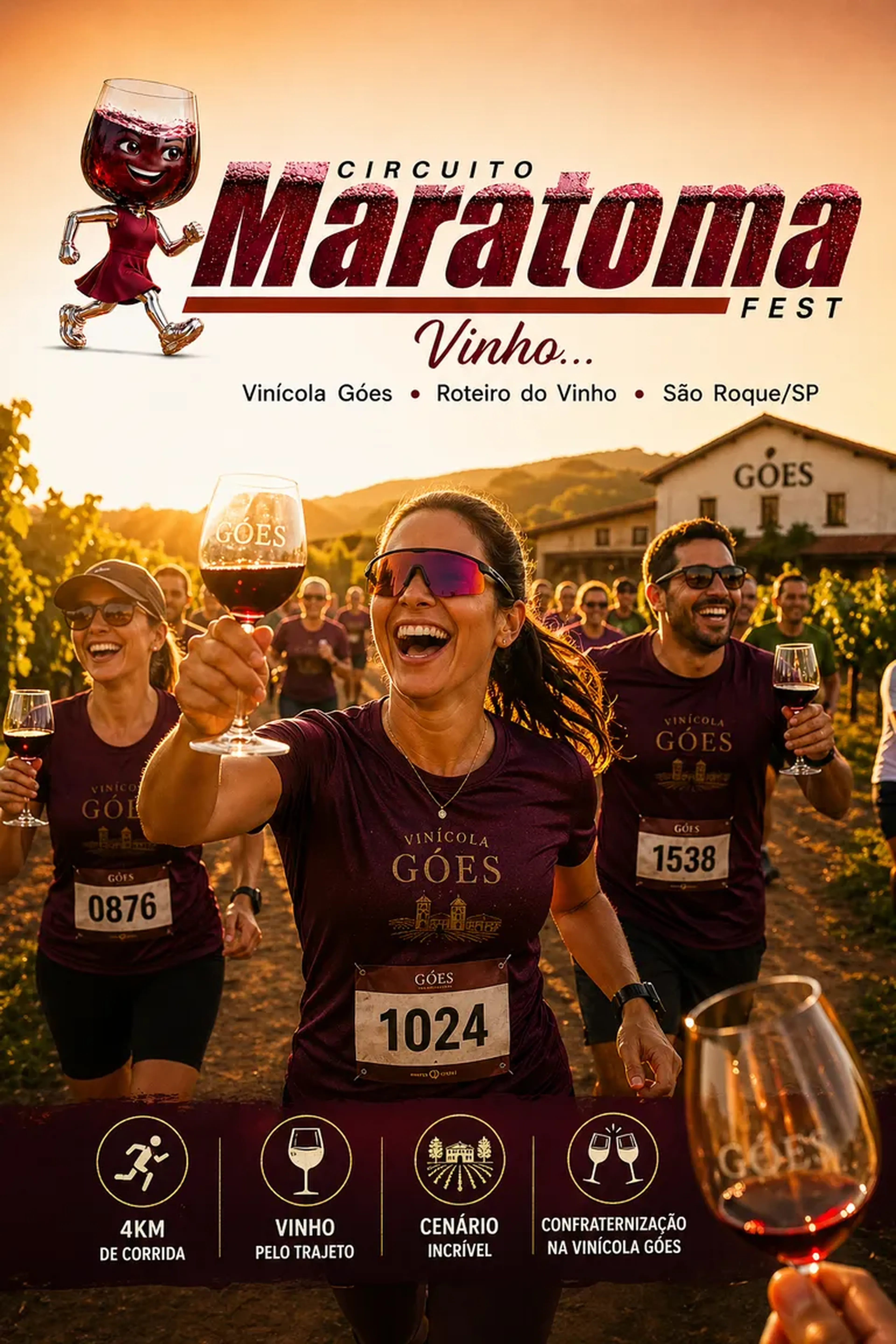 Maratoma Fest Vinho Vinicola Góes 19 de setembro imagem