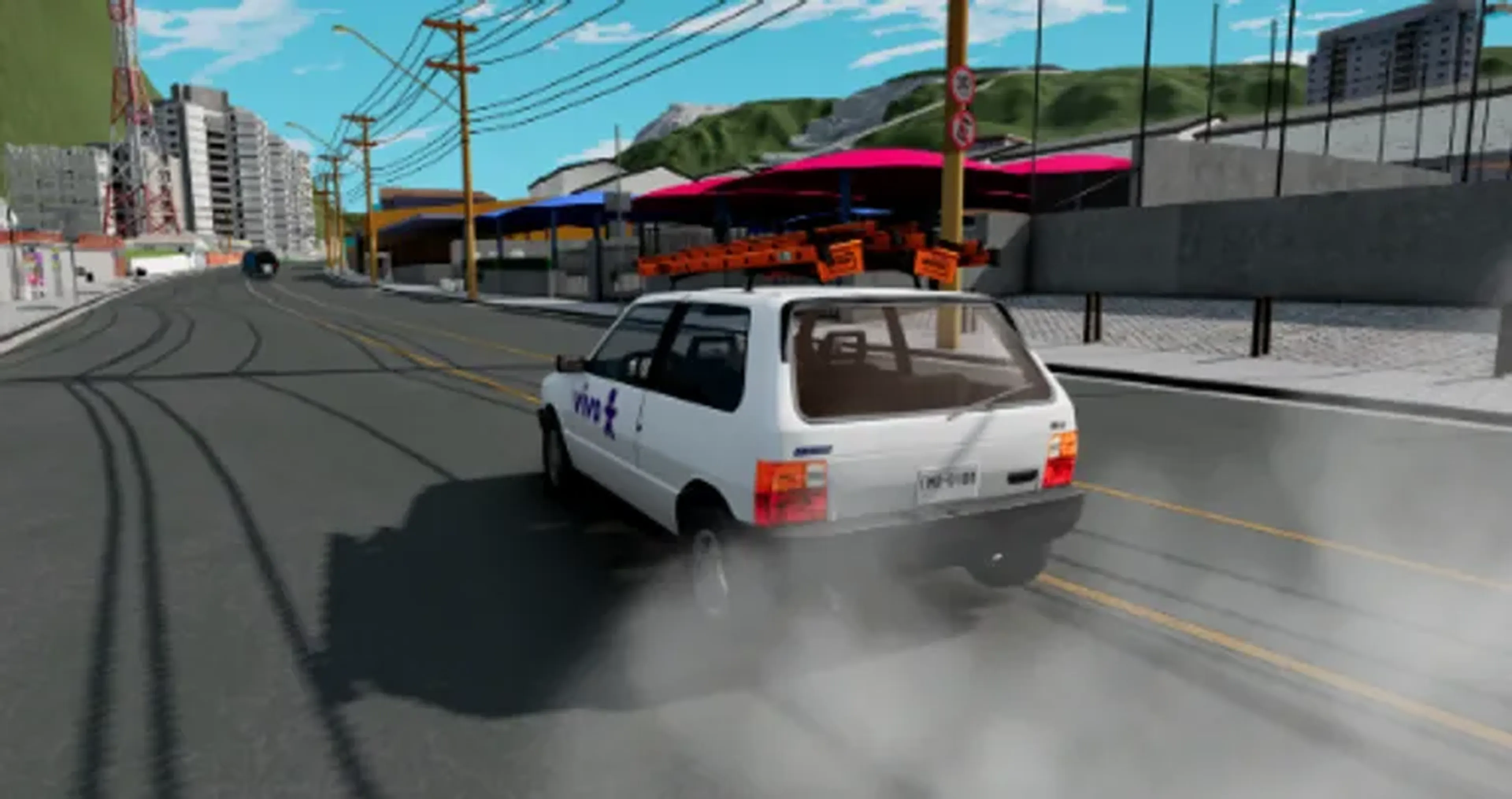 Fiat Uno Com Escada no Teto (Beta) imagem