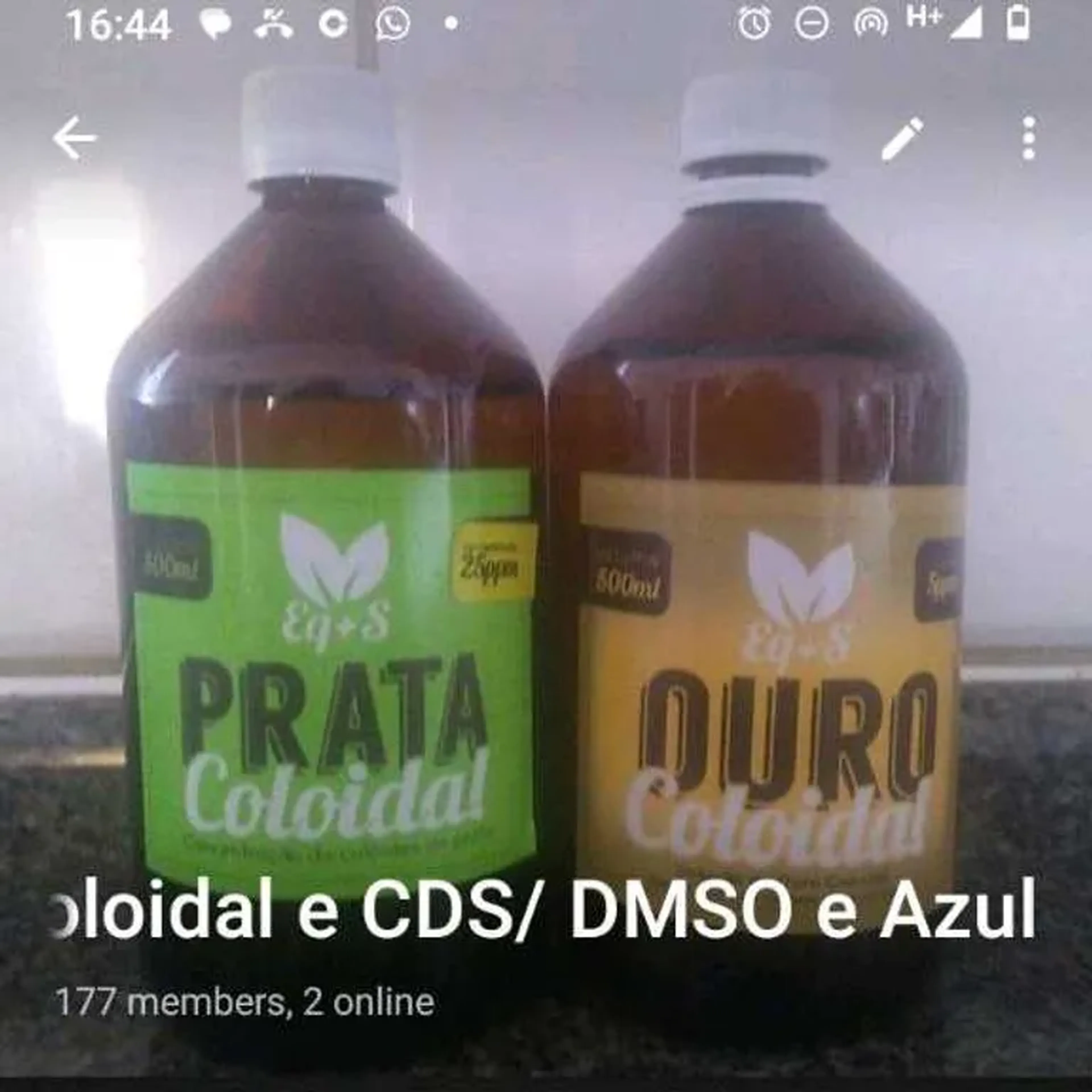 0uro Coloid 500ml e Prata Coloidal imagem