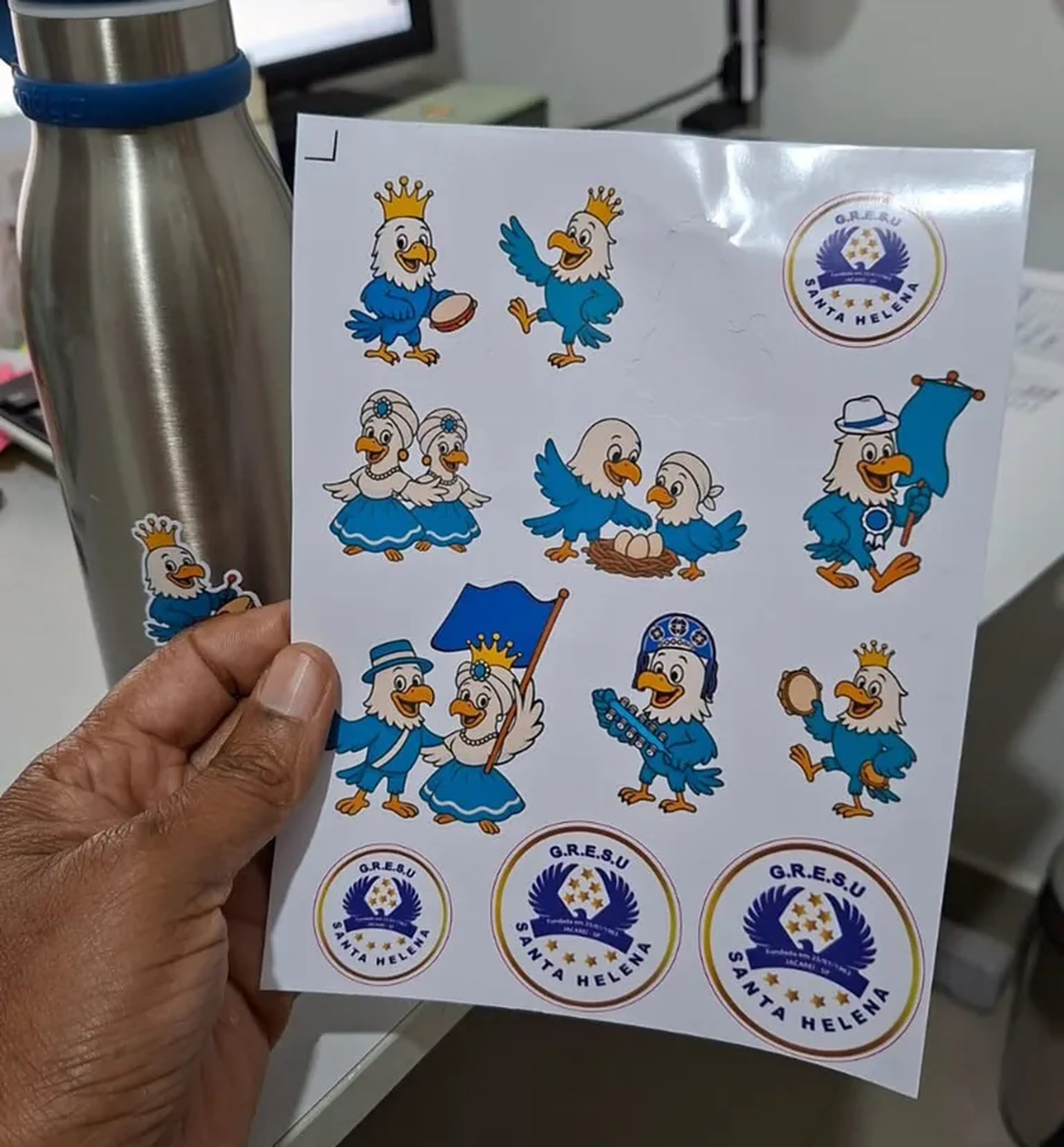 CARTELA ADESIVOS imagem