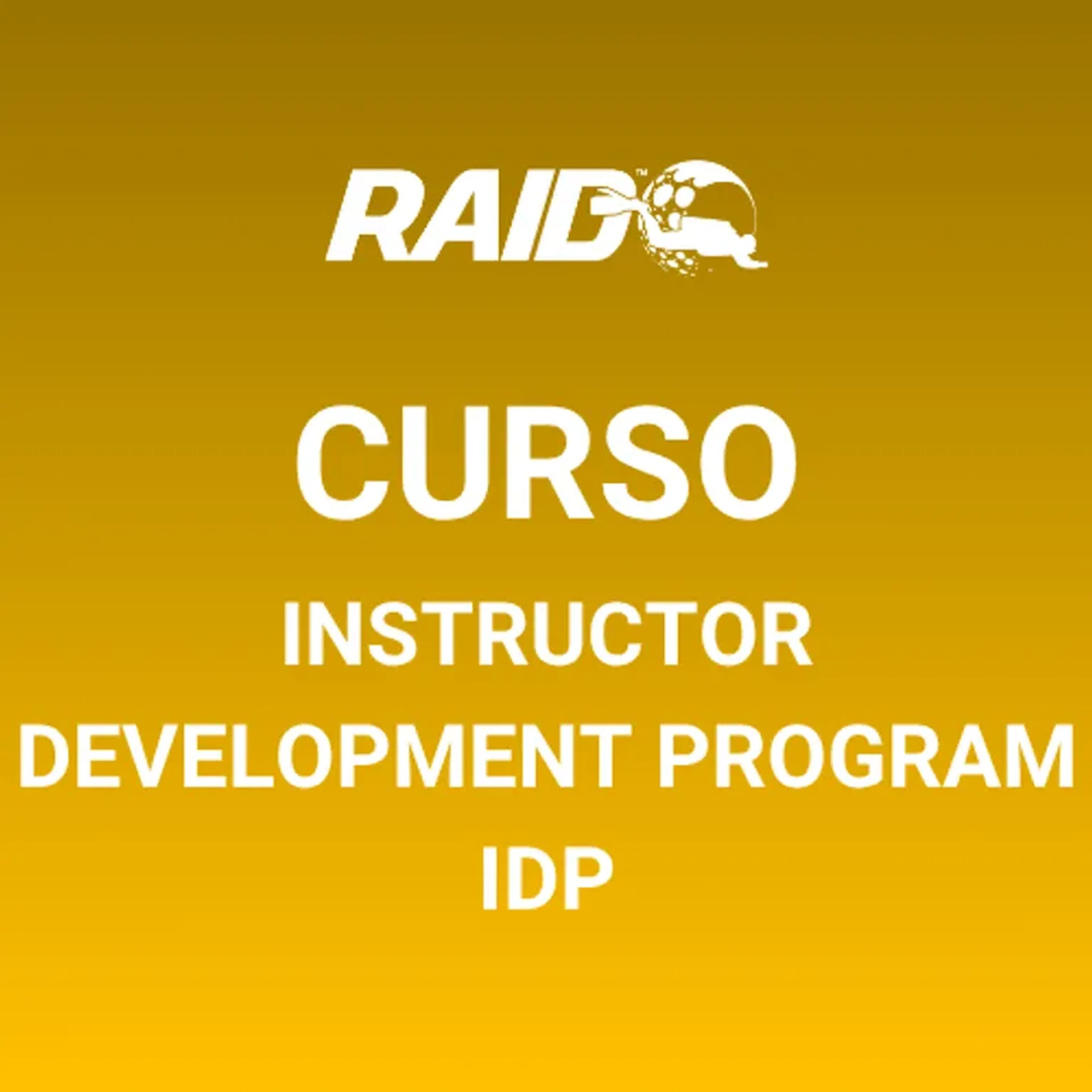 INSTRUCTOR DEVELOPMENT PROGRAM - IDP imagem