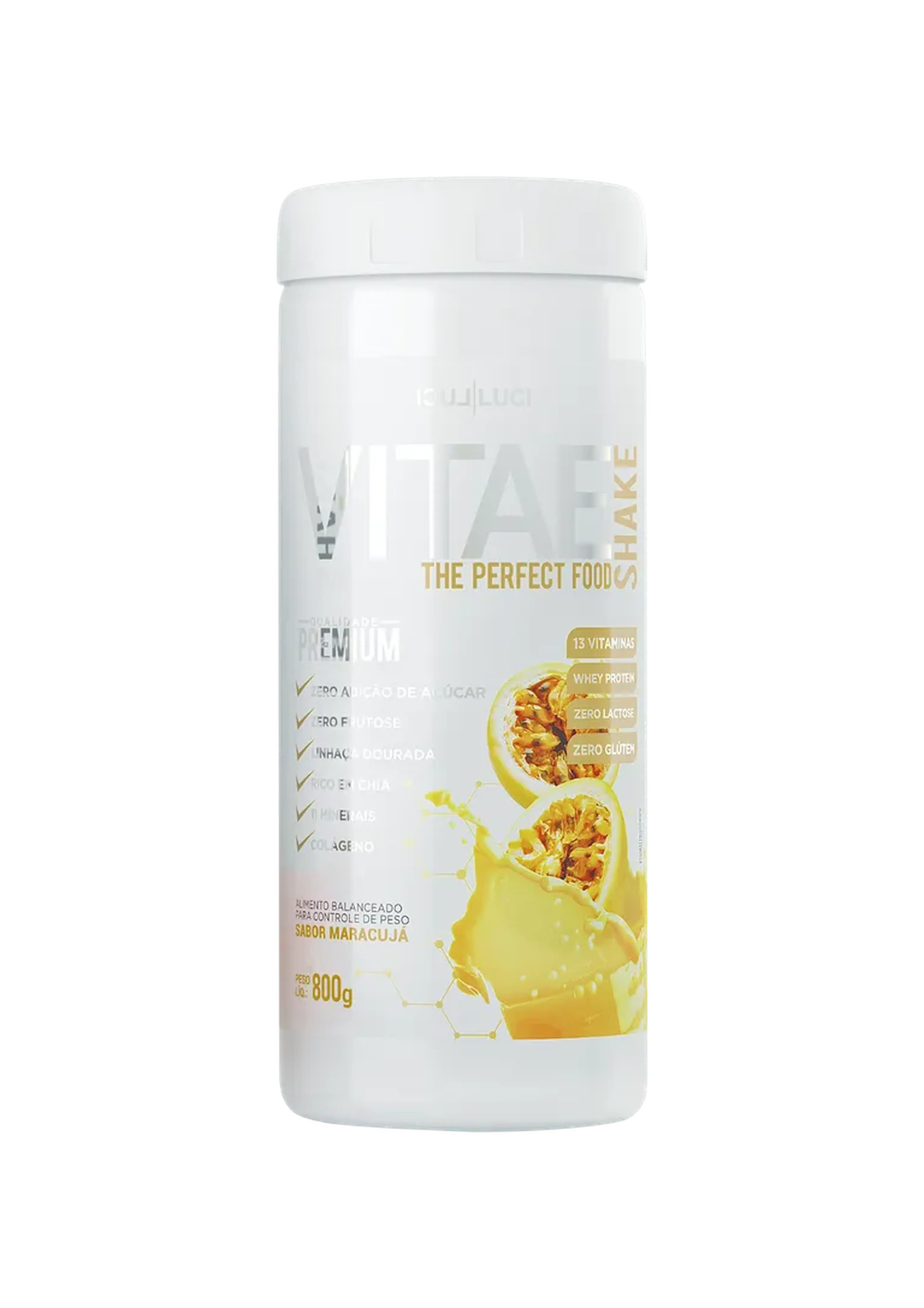 Shake sabor maracujá 800gr imagem