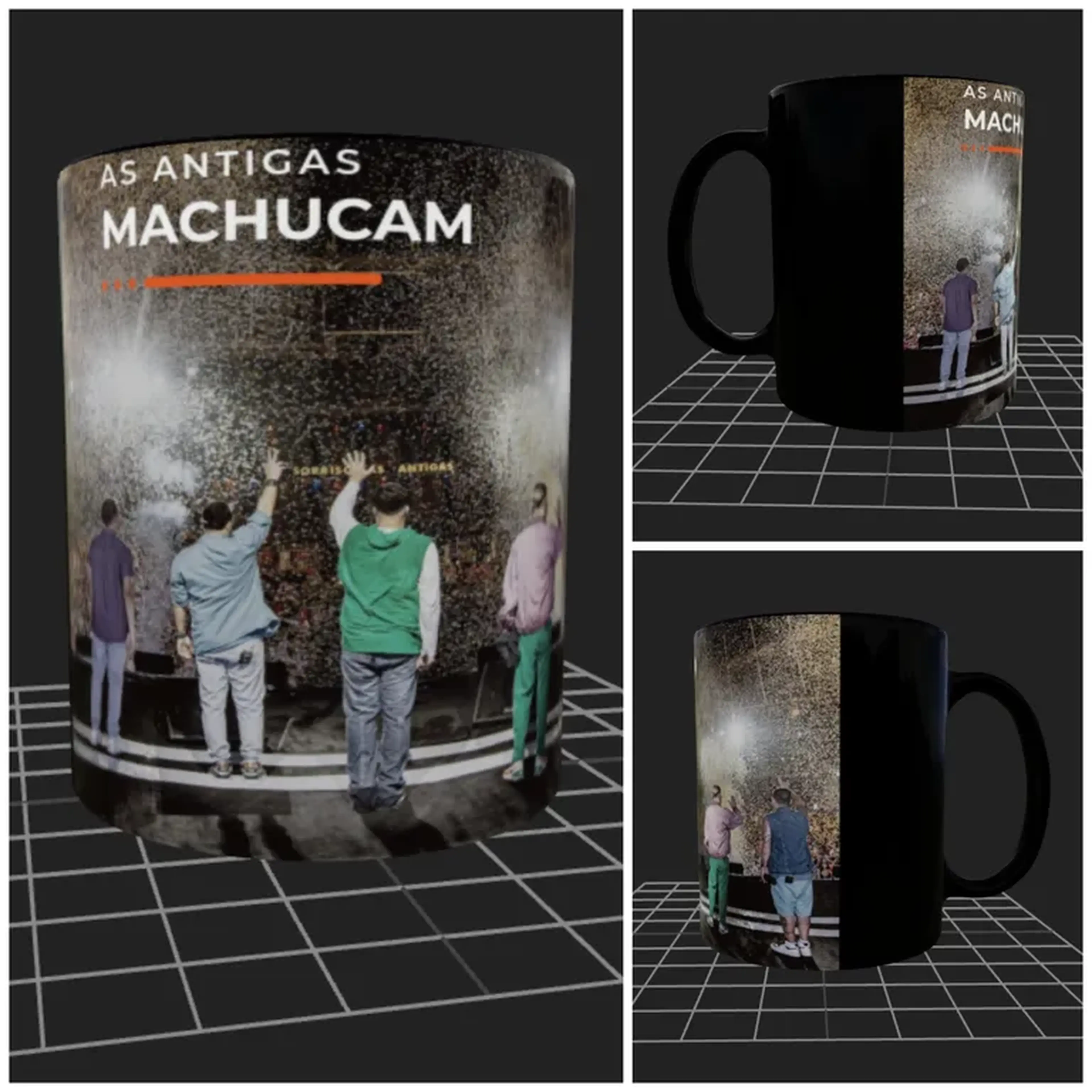 Caneca Sorriso Maroto As Antigas 325ml Porcelana + Caixa Envios imagem