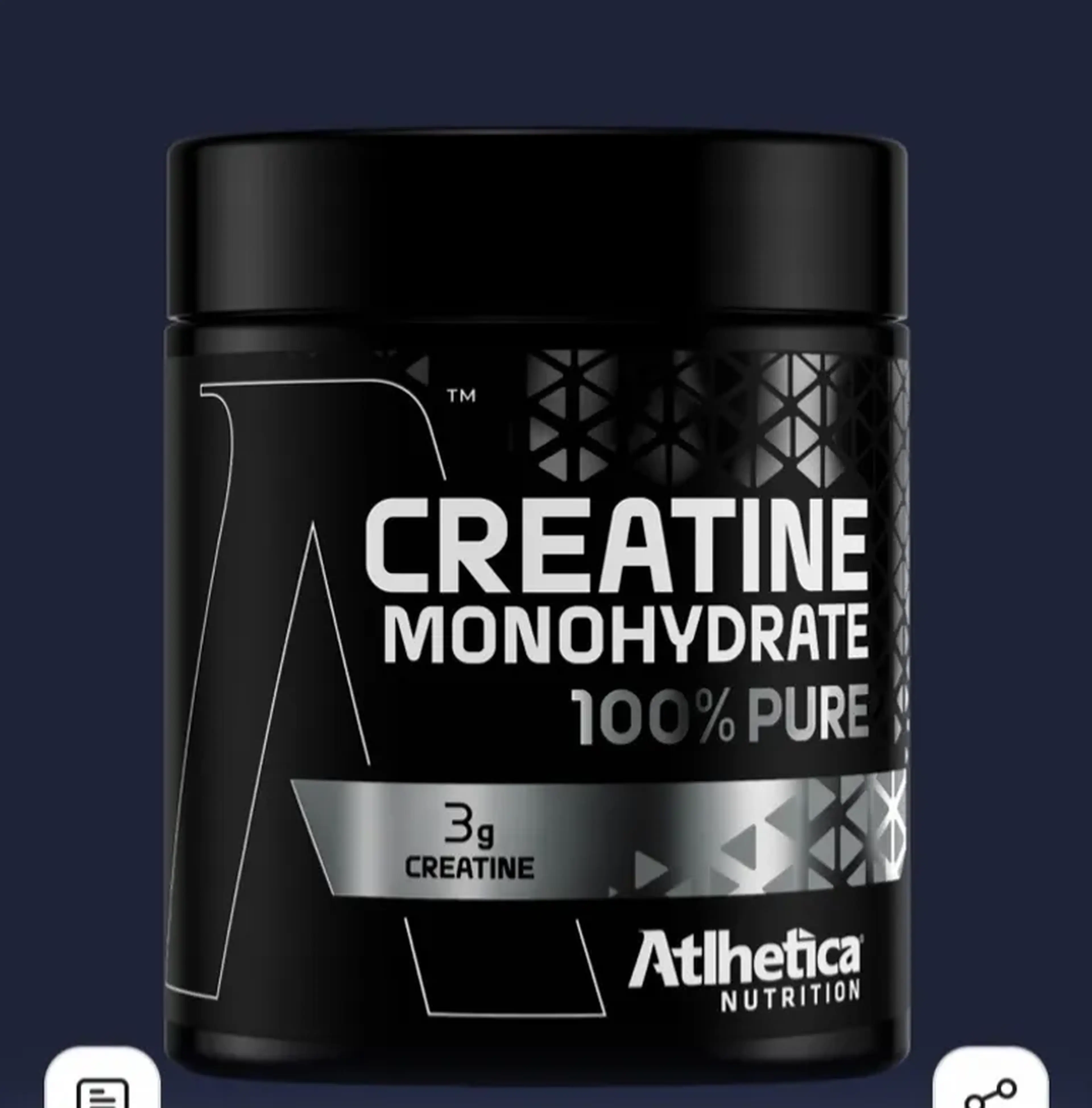 Creatina 100% Pure : 200g (Atlhetica Nutrition) imagem