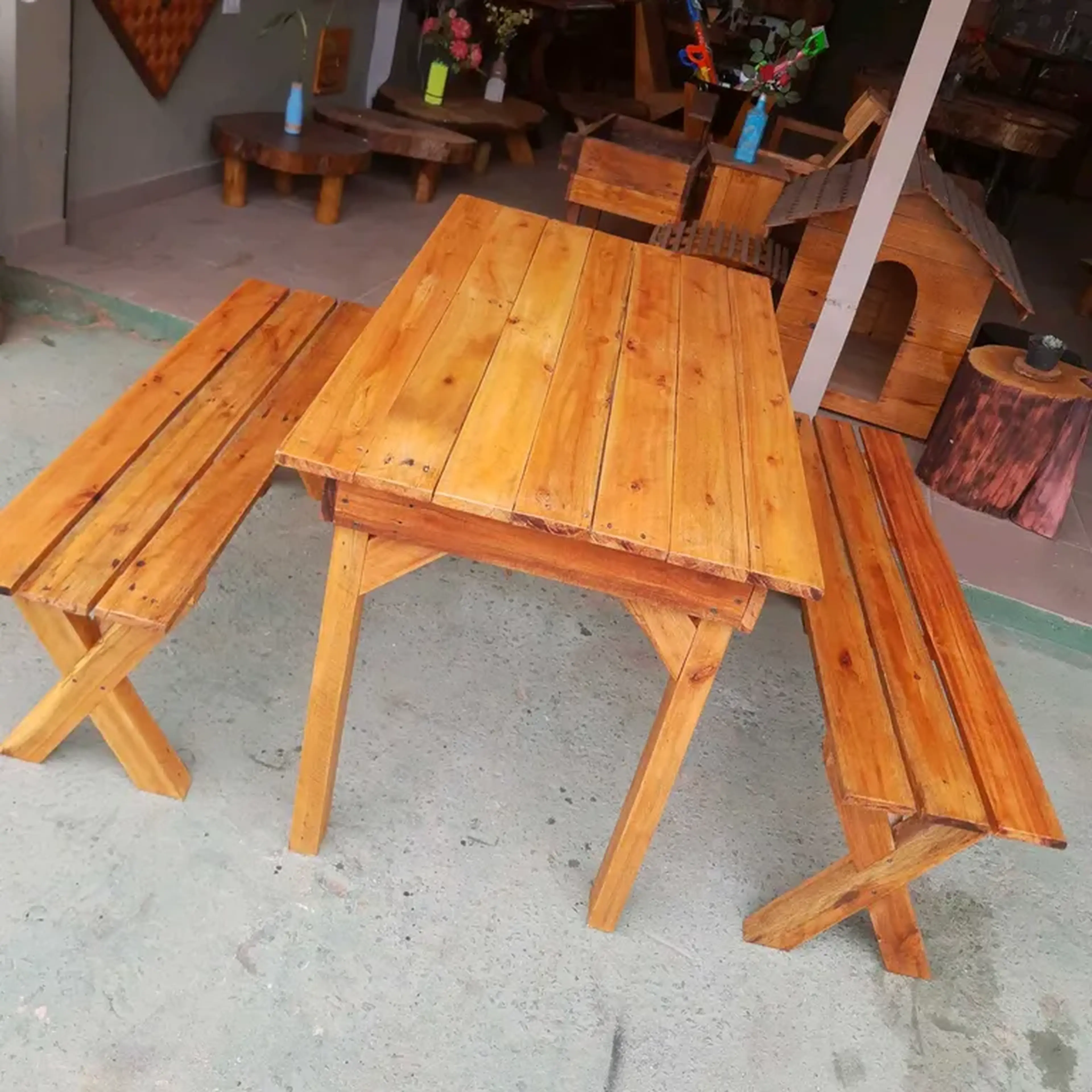 mesa de palete imagem