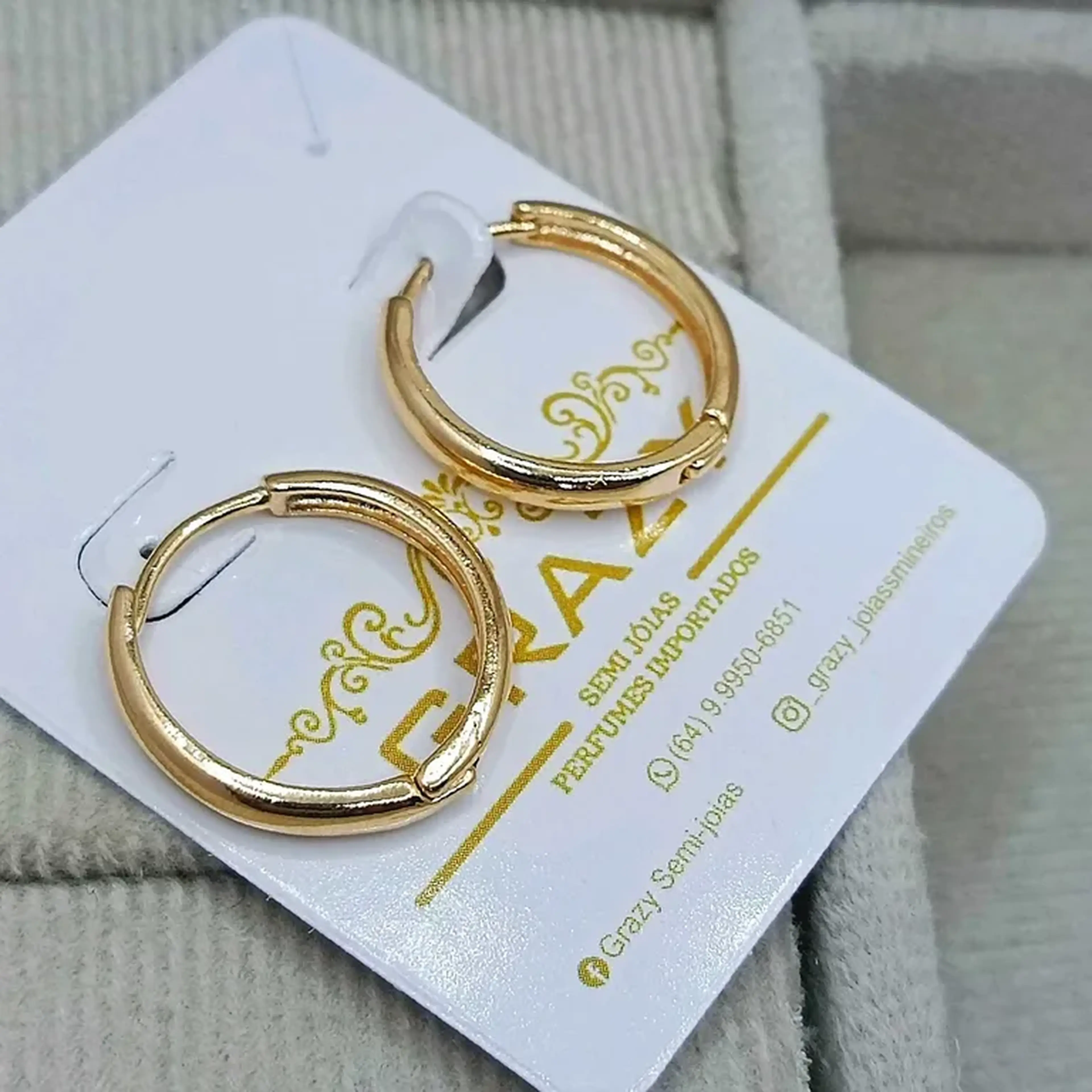 Argola Lisa M imagem