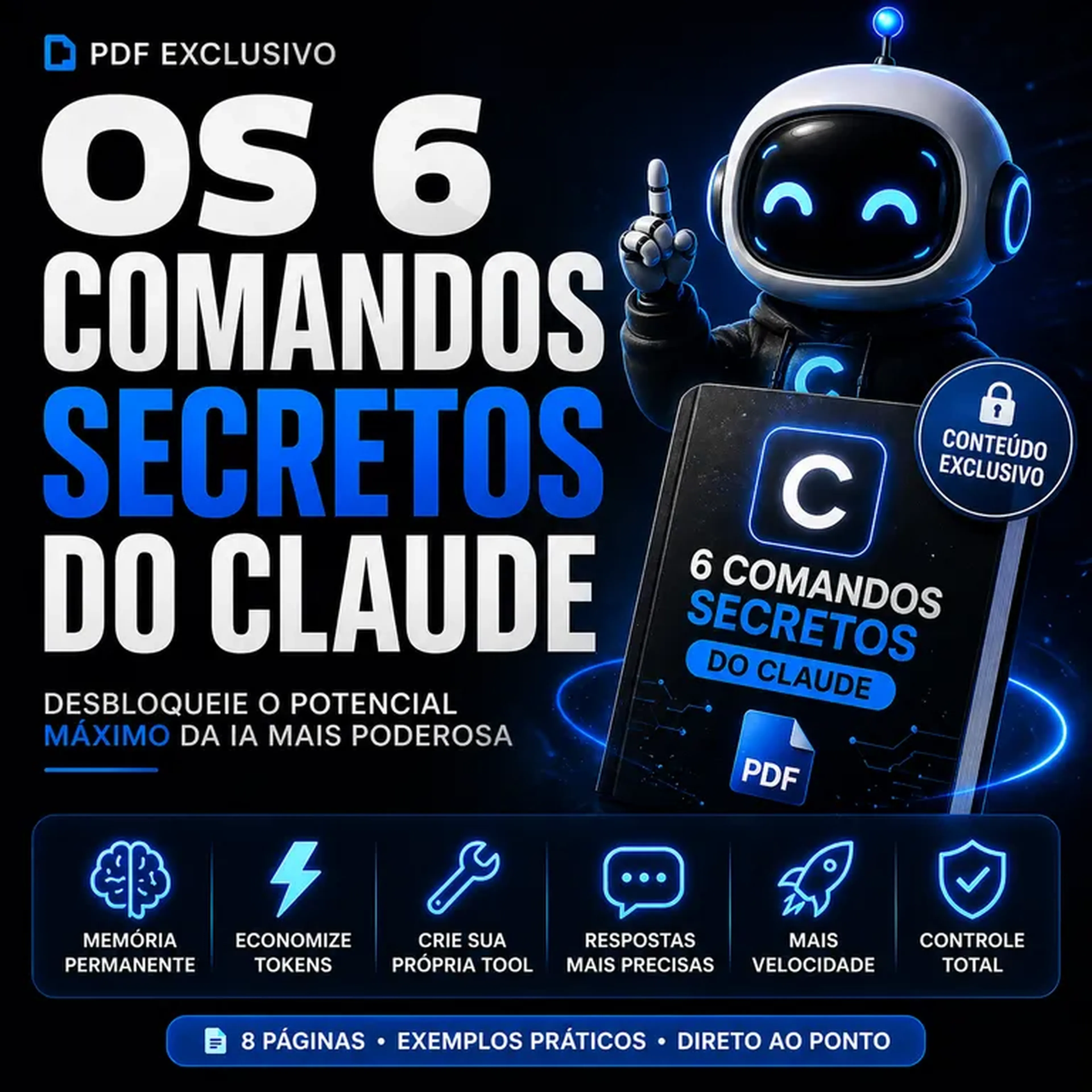 6 COMANDOS SECRETOS DO CLAUDE imagem