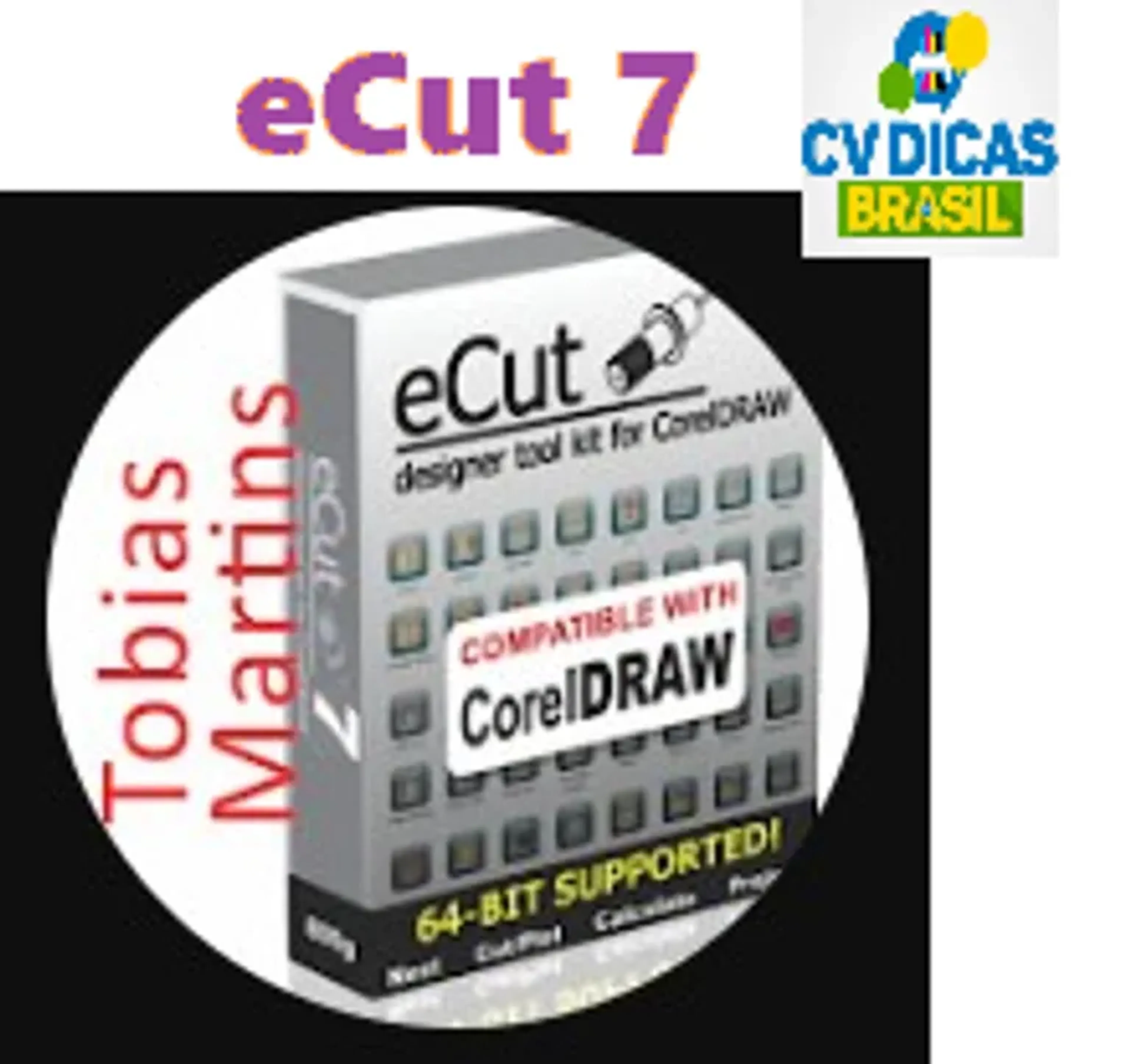 CVDICAS - Ecut 7 CorelDraw imagem
