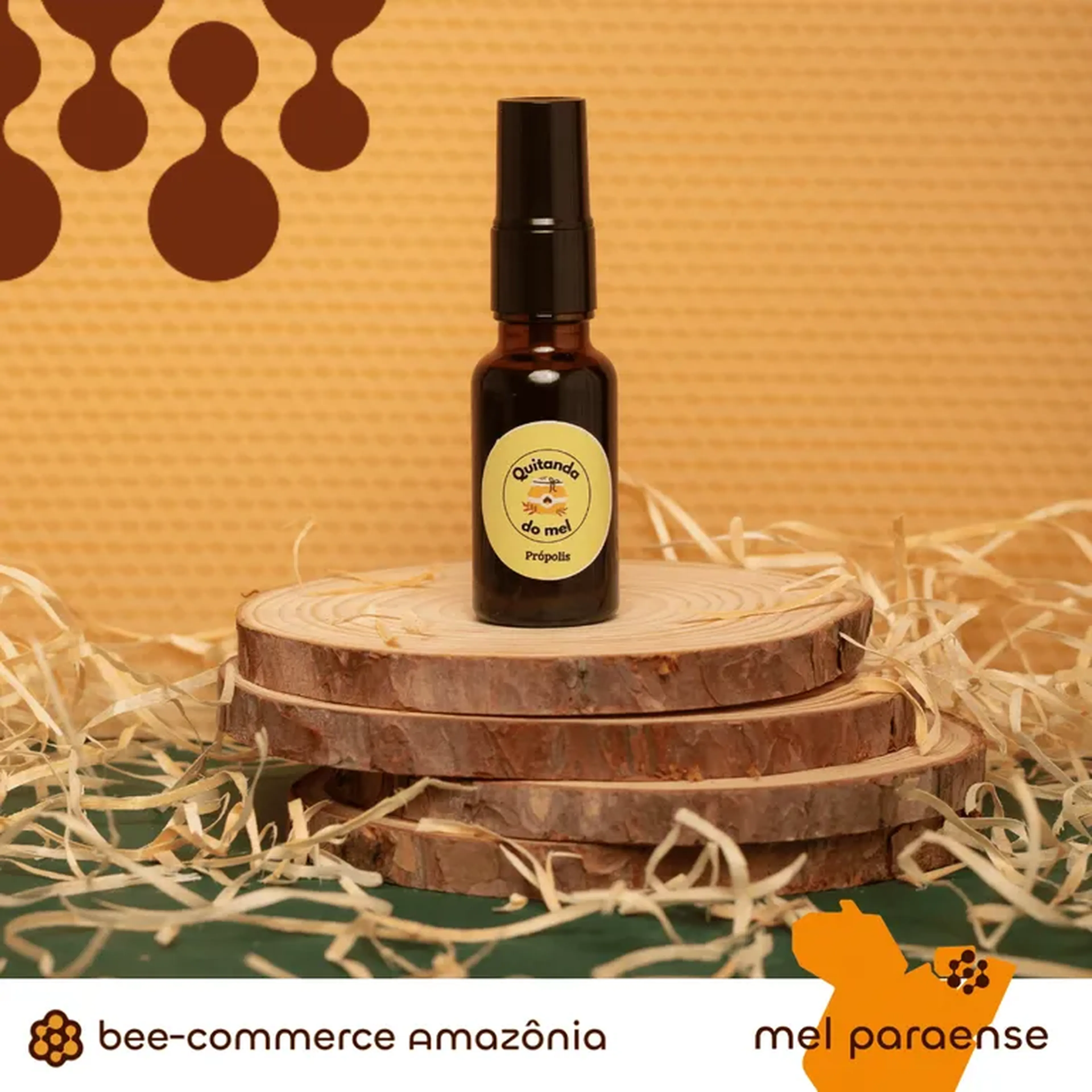 Própolis - extrato artesanal em spray [Quitanda do Mel] - 15 ml imagem