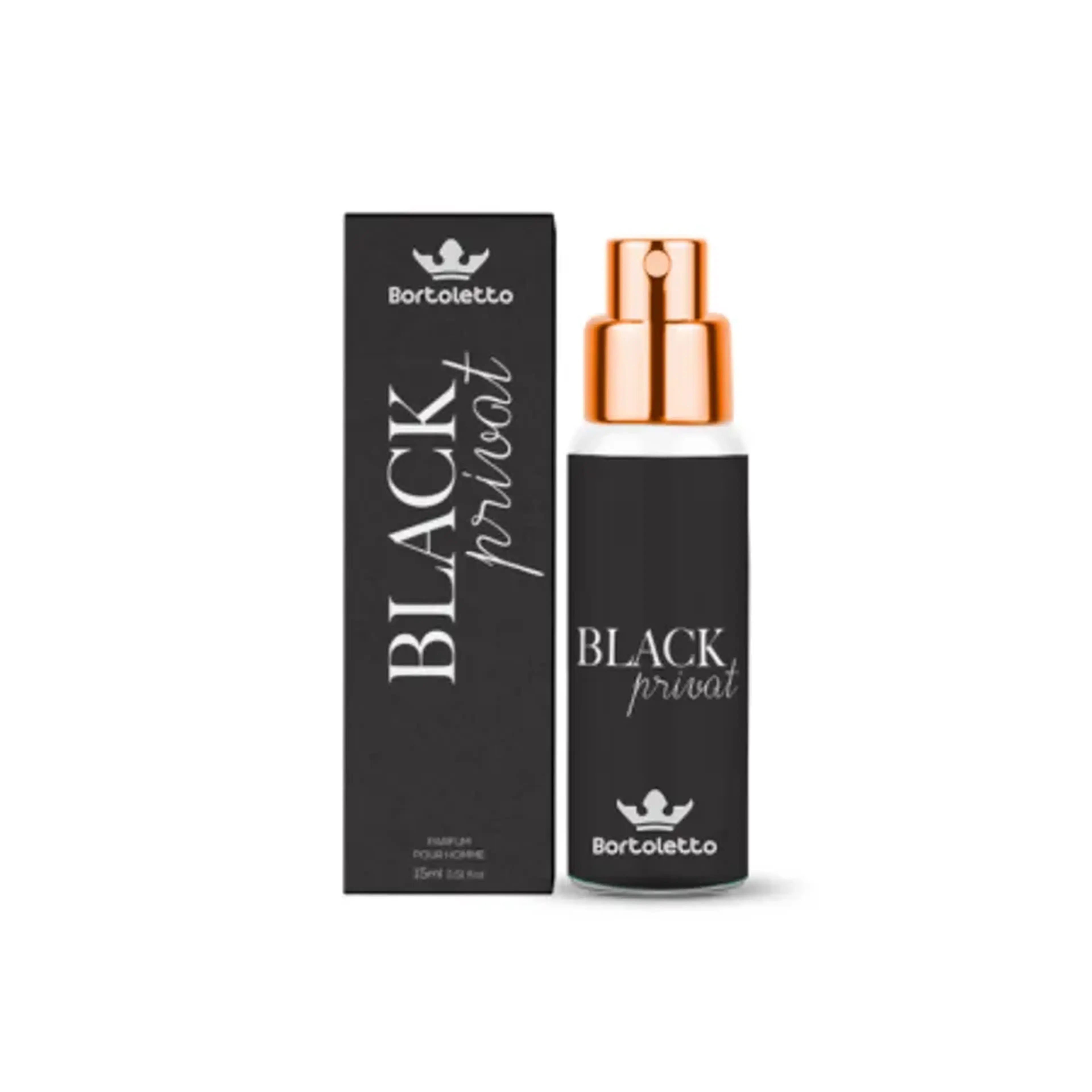 Perfume Masculino Black Privat 15 ml Bortoletto imagem